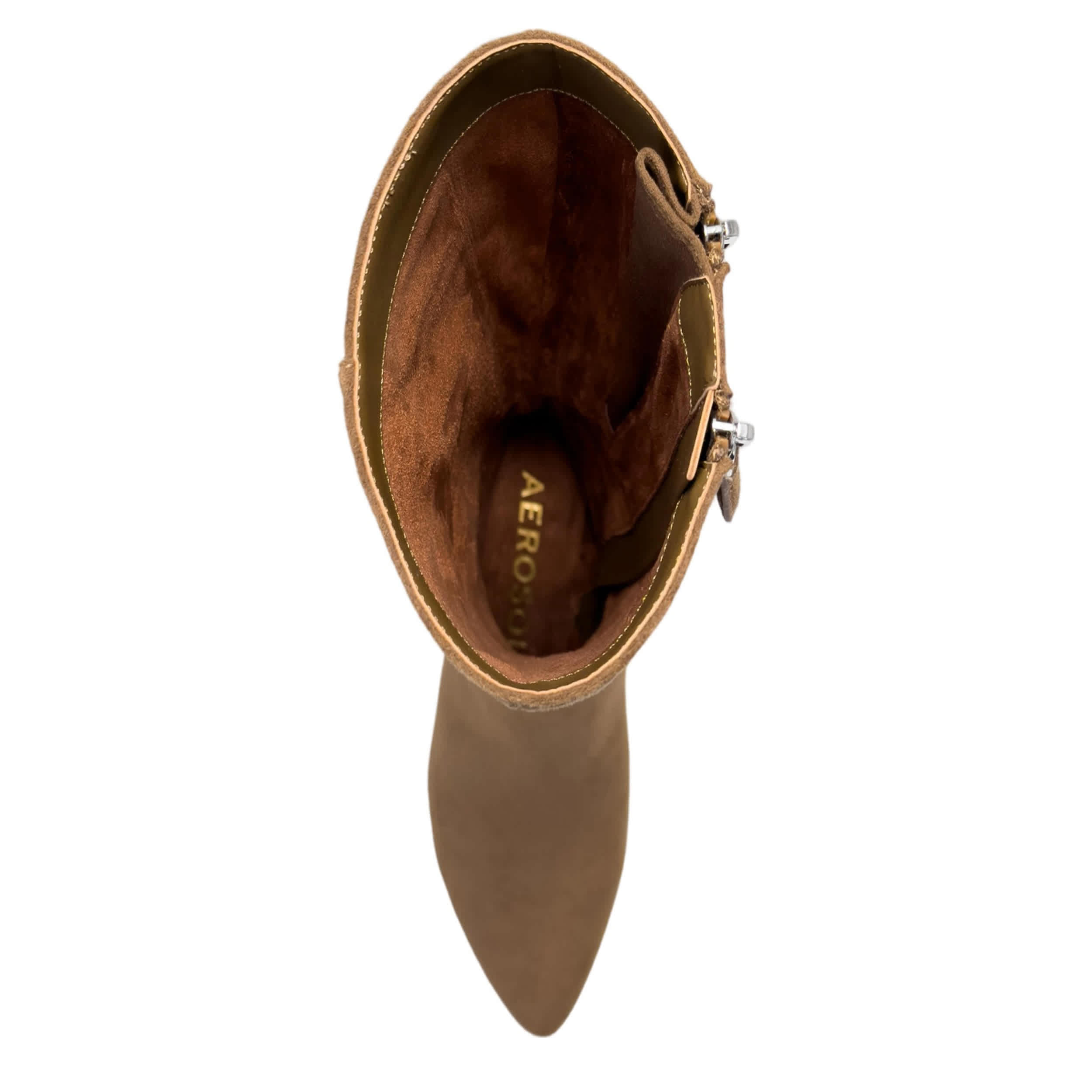 AEROSOLES-WOMENS EPIC TALL BOOT-BROWN & 