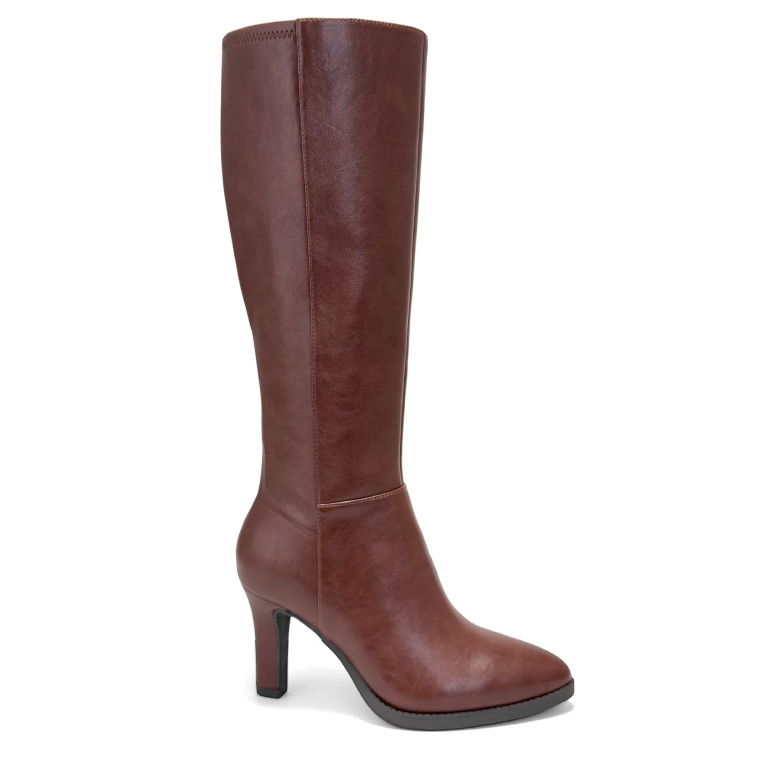 AEROSOLES-WOMENS LYNX TALL BOOT-COGNAC & 
