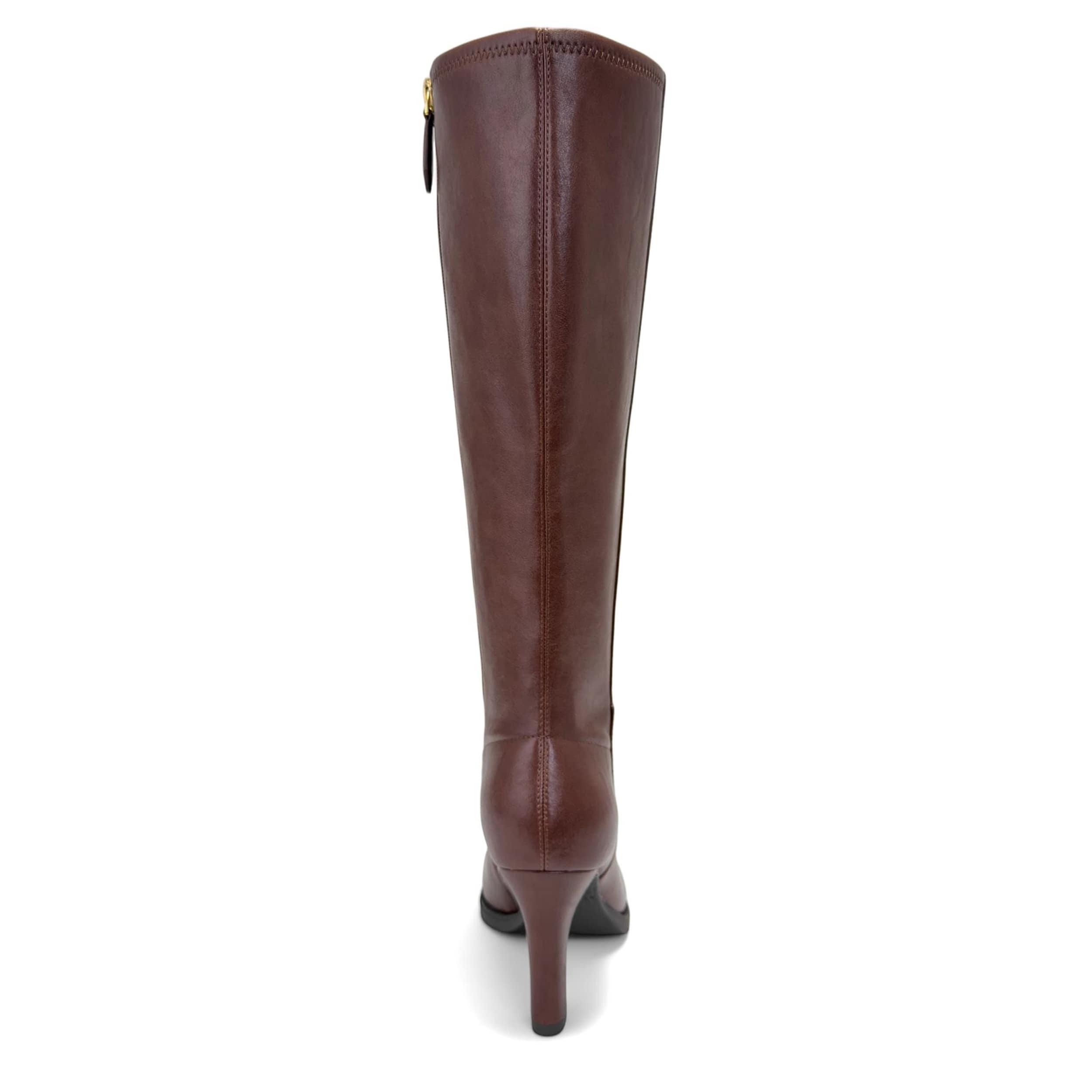 AEROSOLES-WOMENS LYNX TALL BOOT-COGNAC & 
