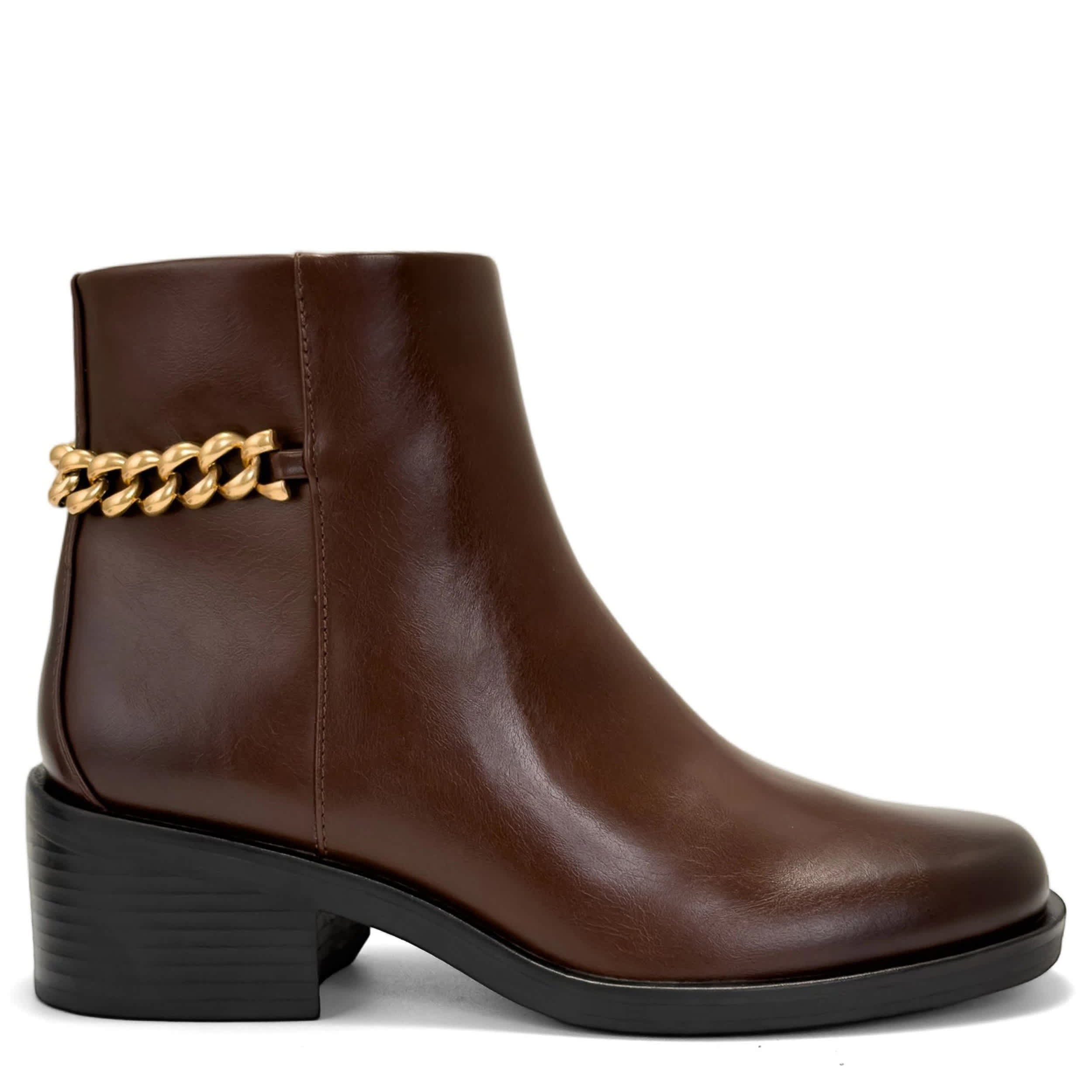 AEROSOLES-WOMENS XIA BOOTIE-BROWN & 