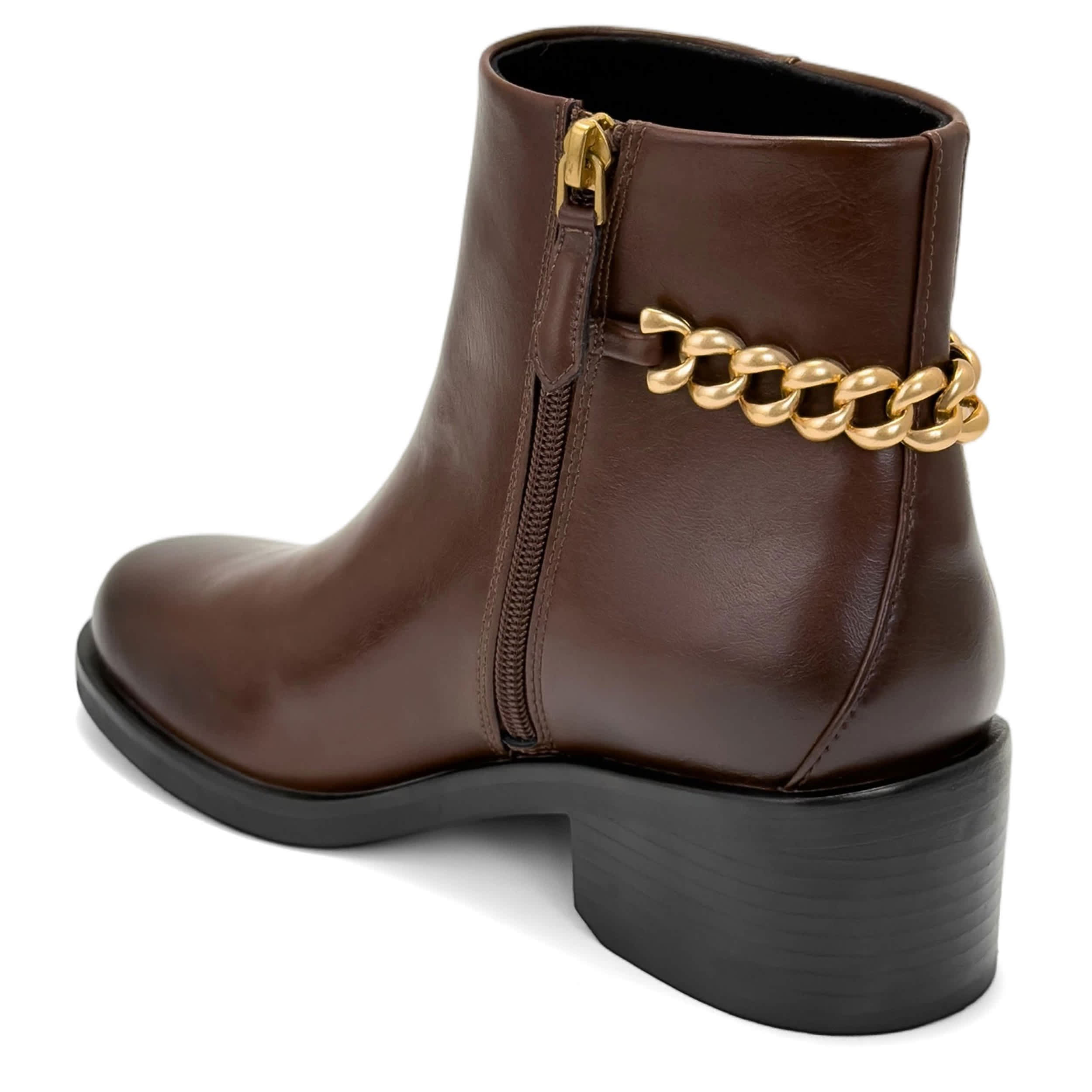 AEROSOLES-WOMENS XIA BOOTIE-BROWN & 