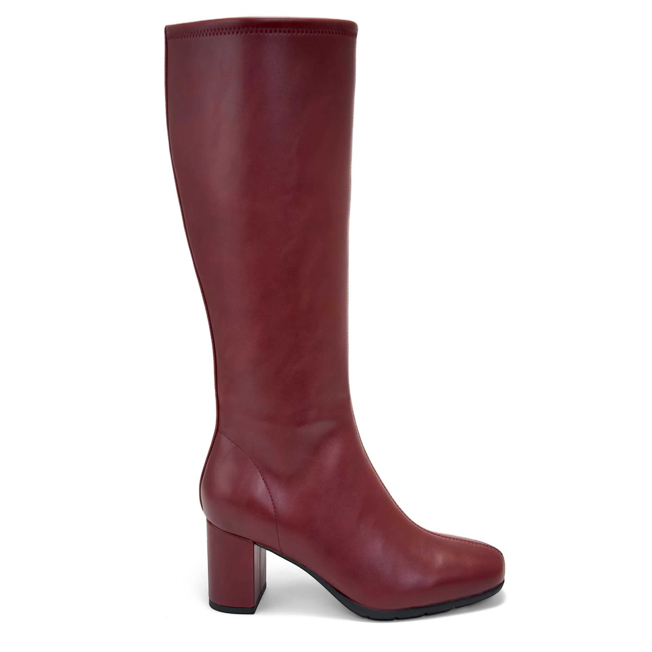 AEROSOLES-WOMENS MICAH TALL BOOT-BURGUNDY & 
