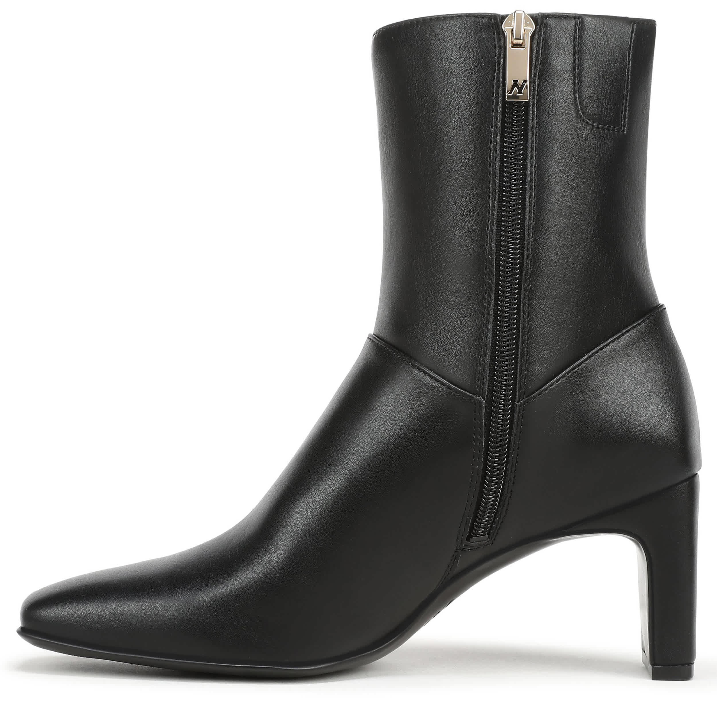 NATURALIZER-WOMENS NONA-BOOTIE BOOTIE-BLACK & 