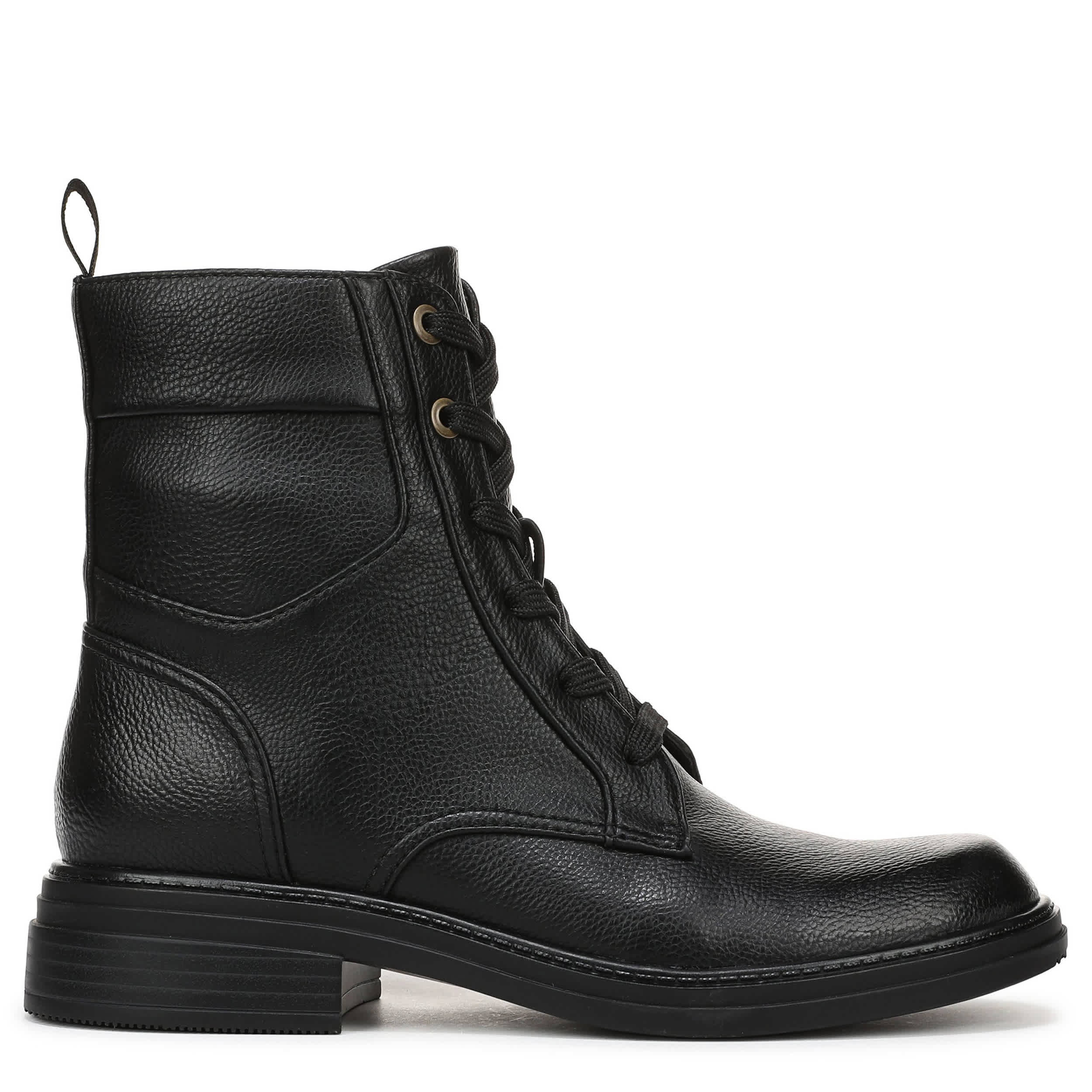 NATURALIZER-WOMENS LEGEND LACE BOOT-BLACK & 