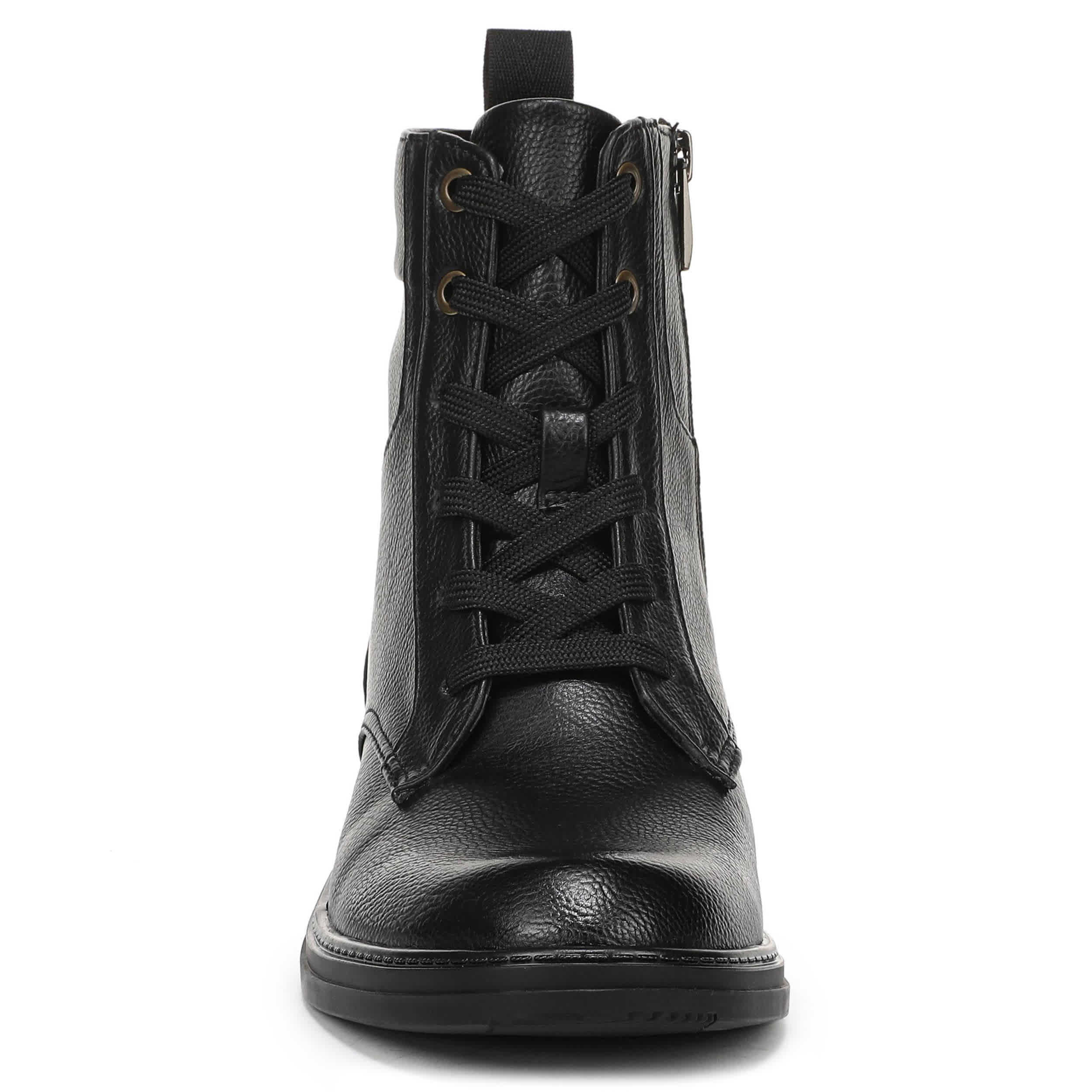 NATURALIZER-WOMENS LEGEND LACE BOOT-BLACK & 