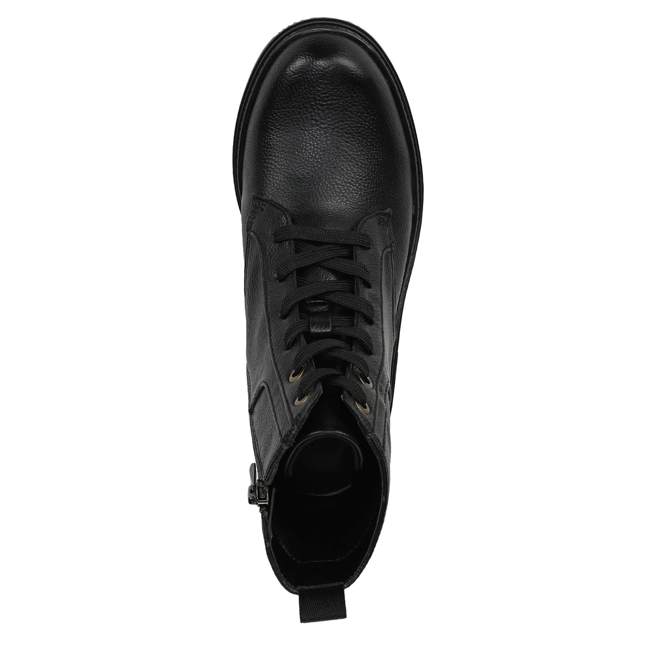 NATURALIZER-WOMENS LEGEND LACE BOOT-BLACK & 