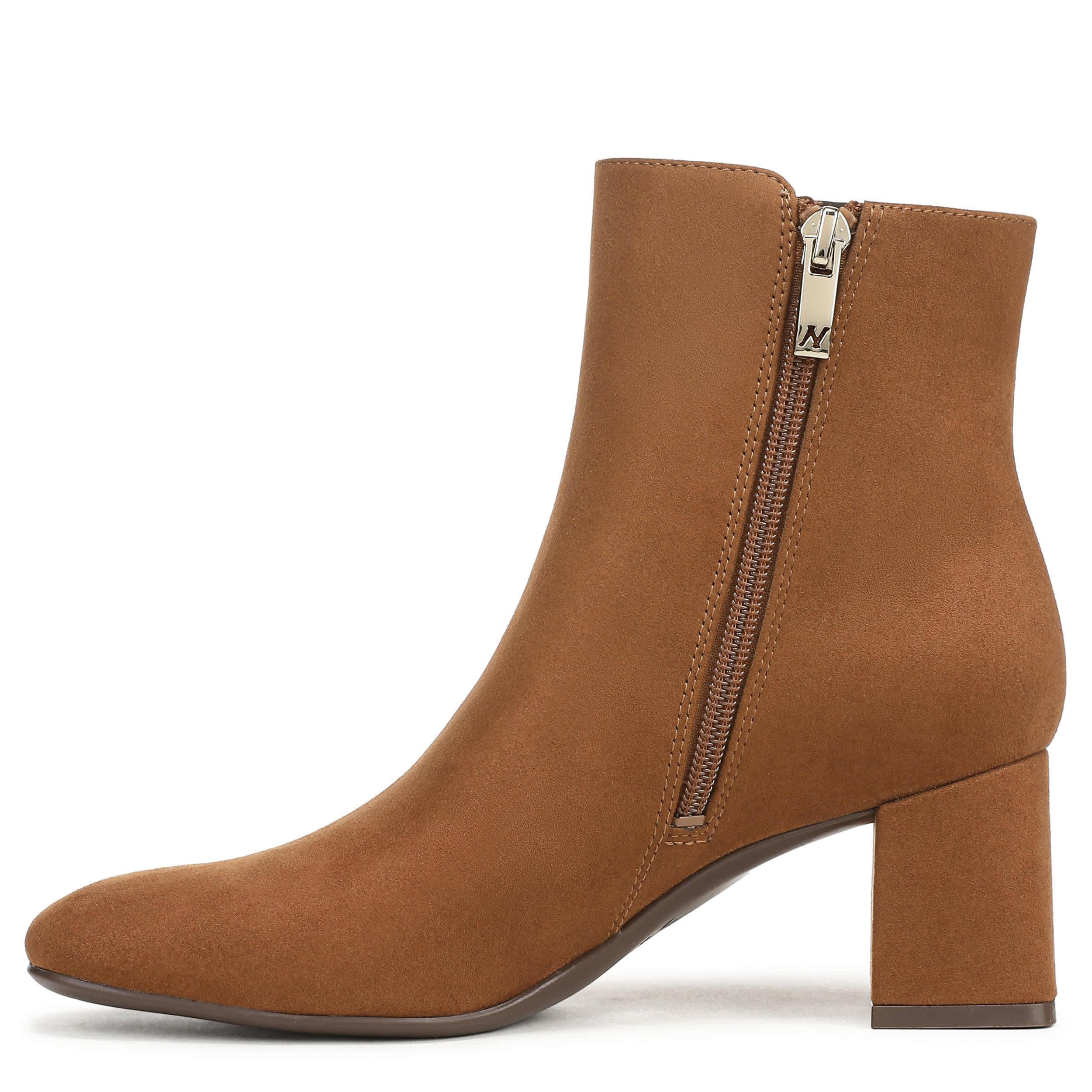 NATURALIZER-WOMENS DELANEY BOOTIE-CHESTNUT & 
