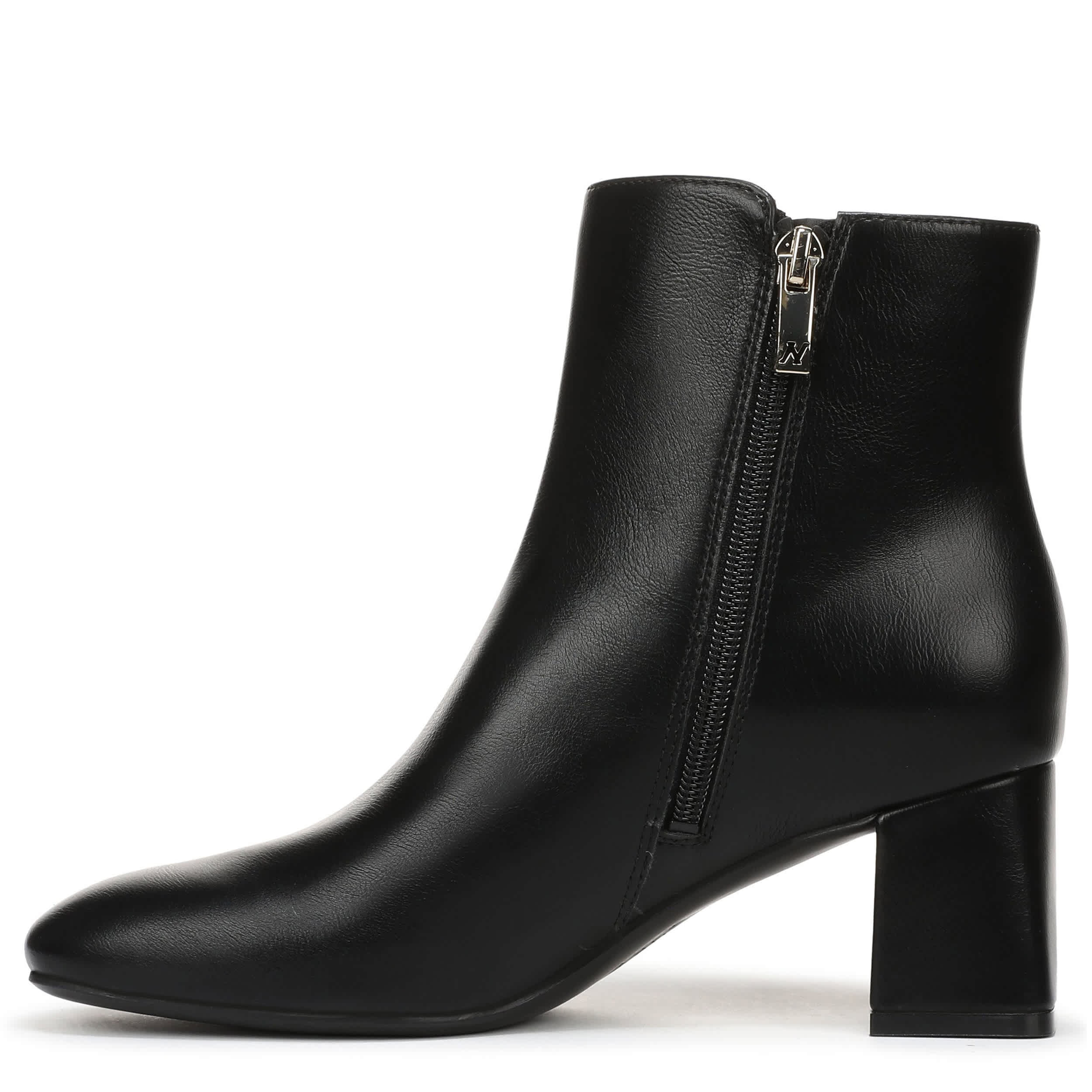 NATURALIZER-WOMENS DELANEY BOOTIE-BLACK & 