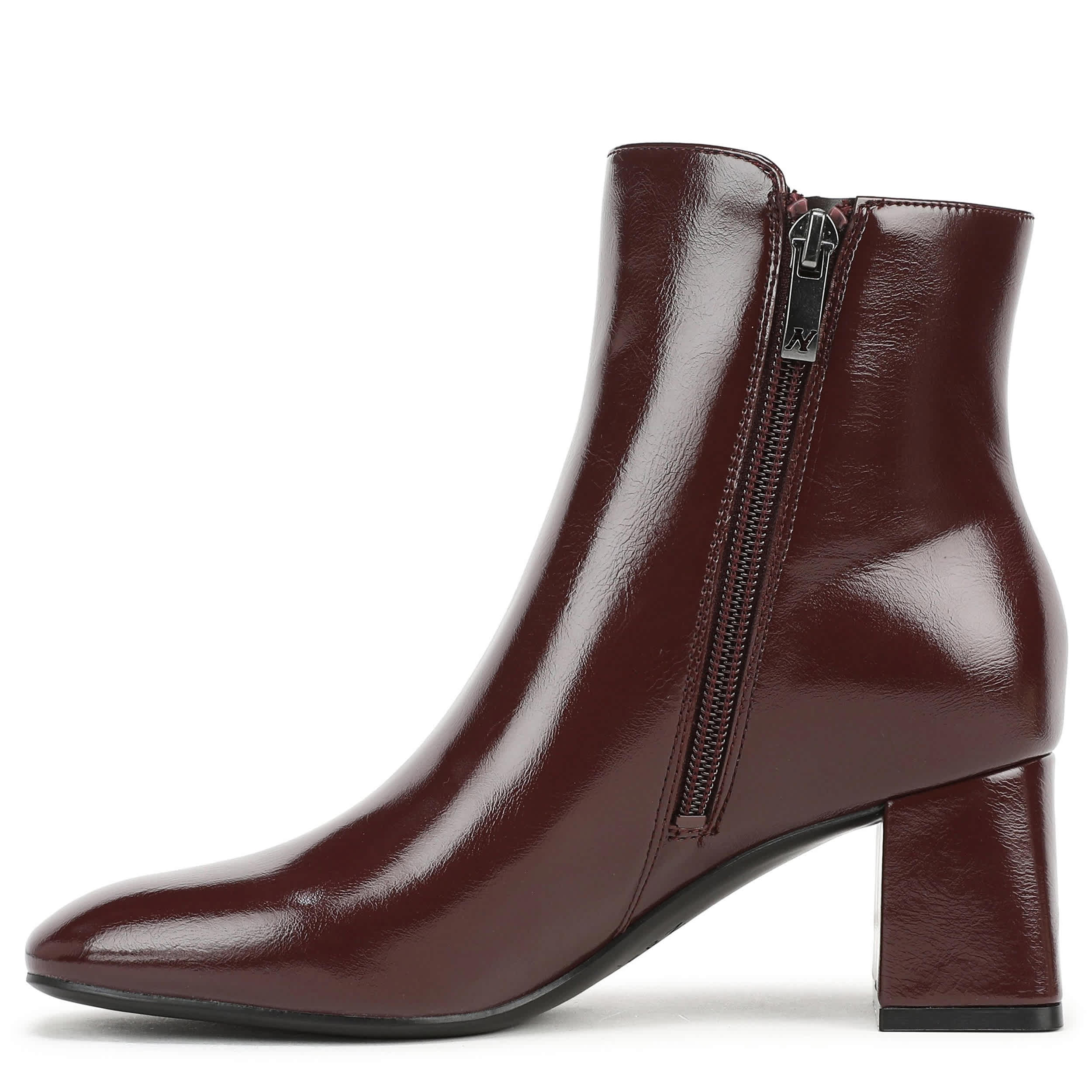 NATURALIZER-WOMENS DELANEY BOOTIE-WINE & 