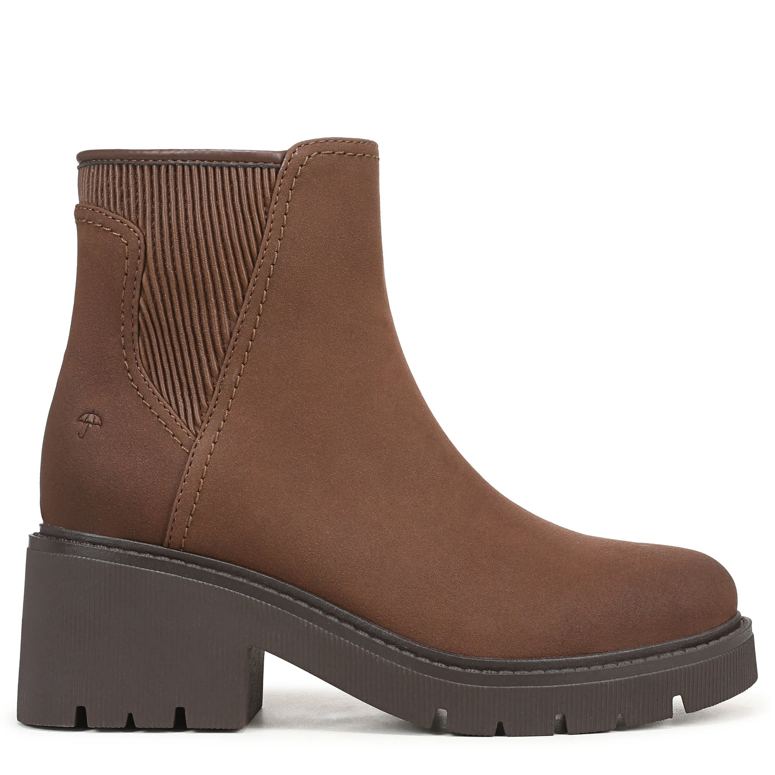 NATURALIZER-WOMENS JANET BOOTIE-BROWN & 
