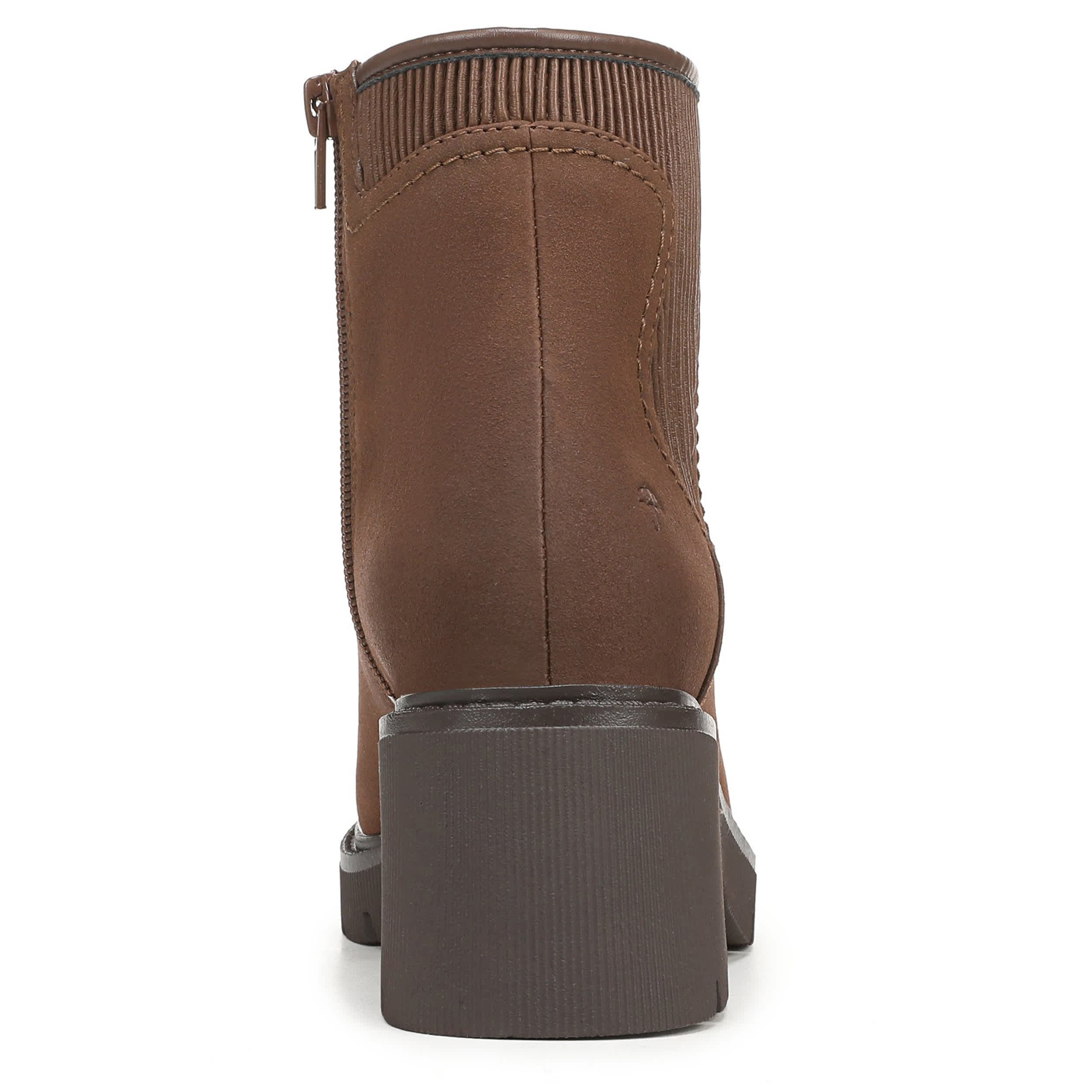 NATURALIZER-WOMENS JANET BOOTIE-BROWN & 