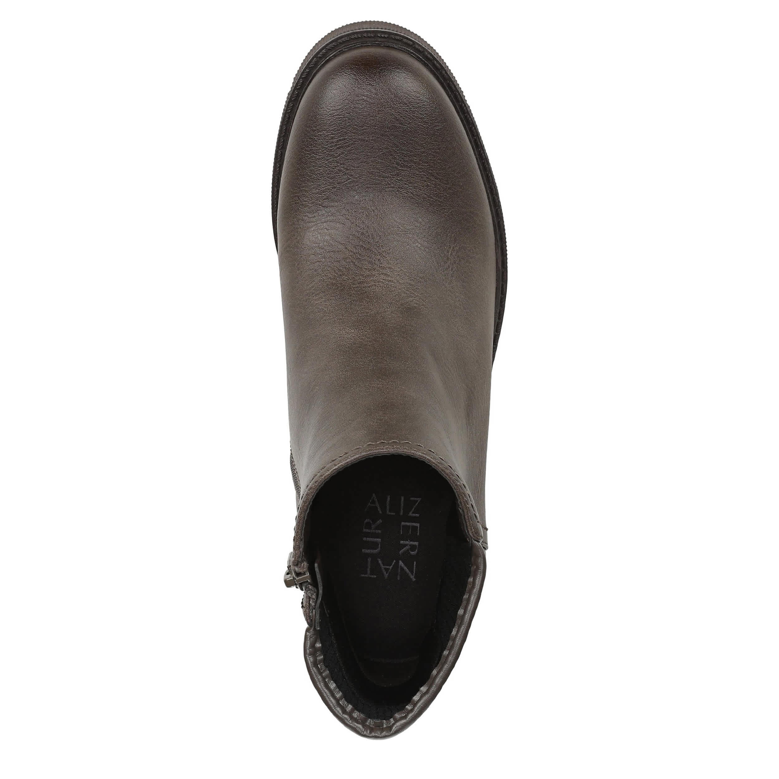 NATURALIZER-WOMENS JANET BOOTIE-GREY & 