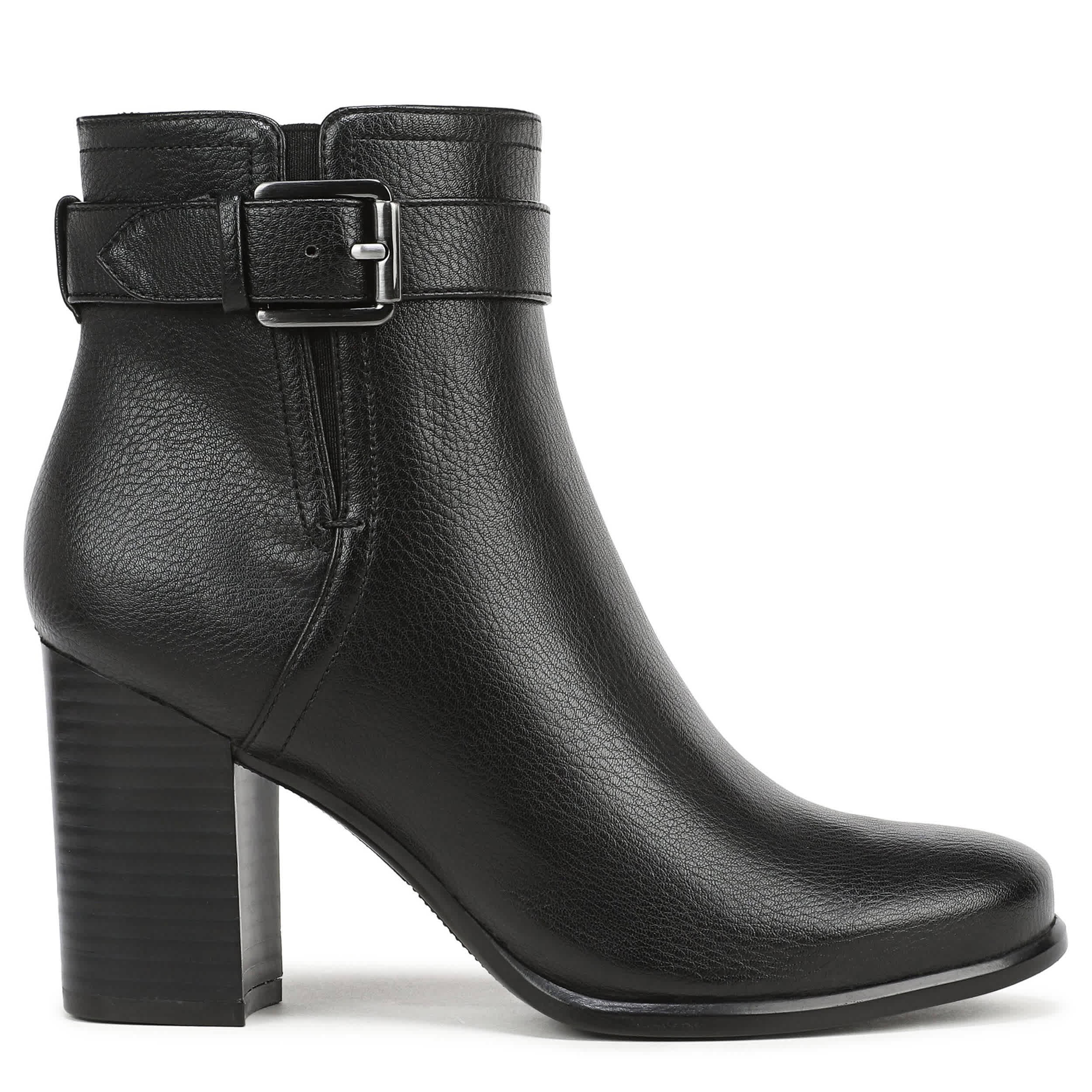 NATURALIZER-WOMENS SOLANA BOOTIE-BLACK & 