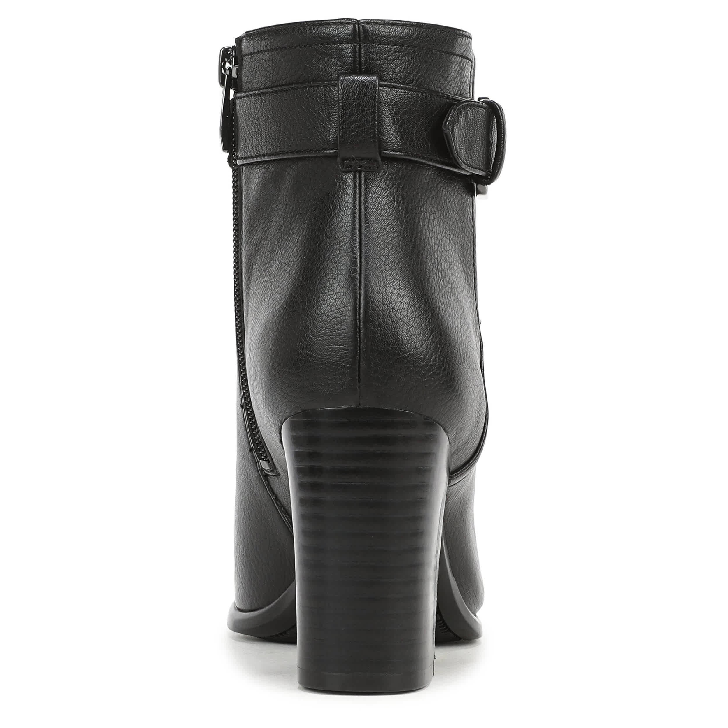 NATURALIZER-WOMENS SOLANA BOOTIE-BLACK & 
