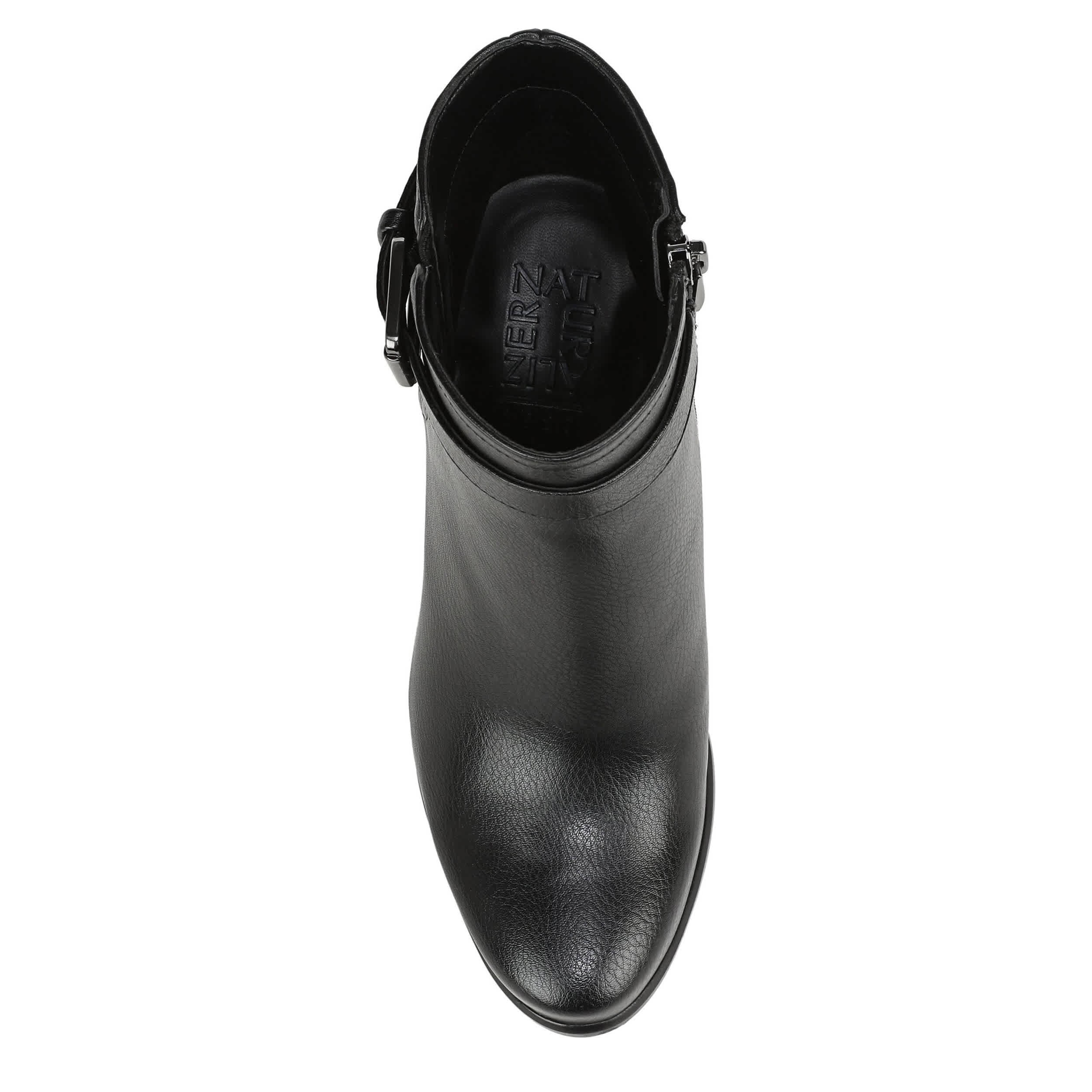 NATURALIZER-WOMENS SOLANA BOOTIE-BLACK & 