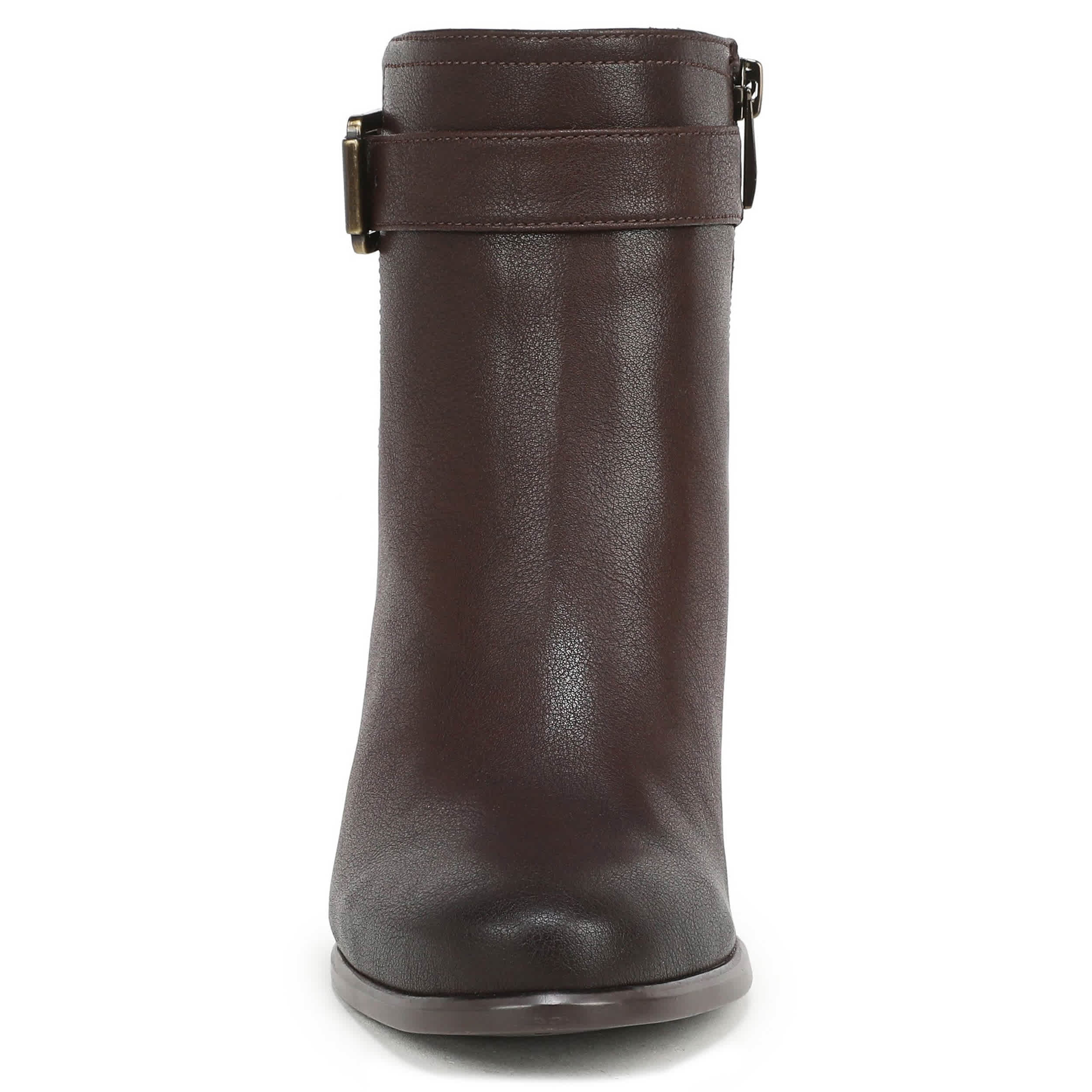NATURALIZER-WOMENS SOLANA BOOTIE-DARK BROWN & 