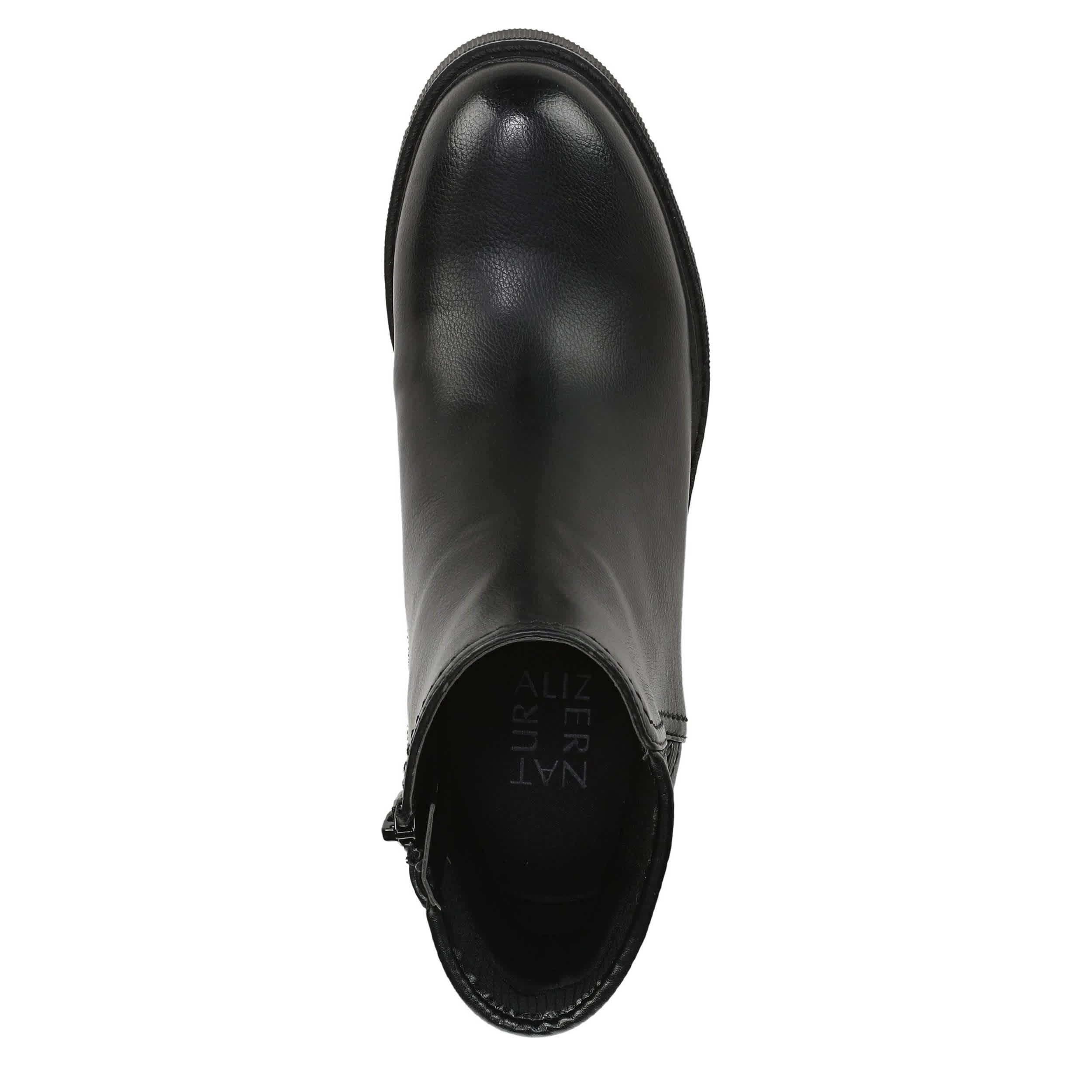 NATURALIZER-WOMENS JANET BOOTIE-BLACK & 