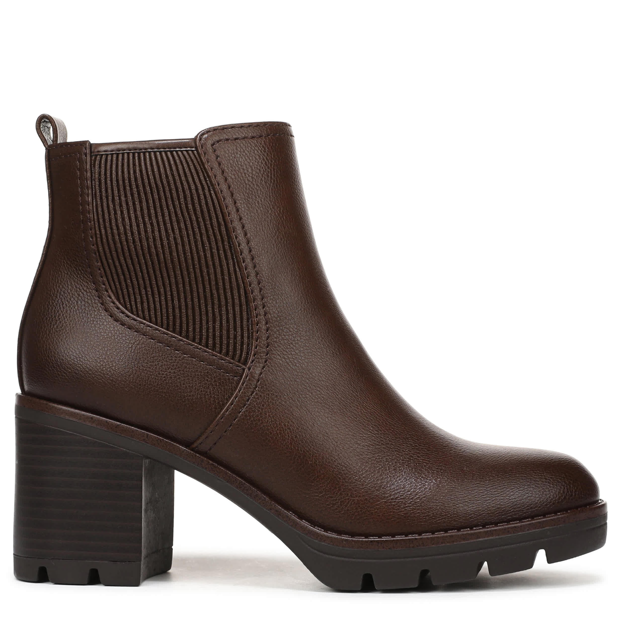 NATURALIZER-WOMENS MADALYNNGORE BOOTIE-DARK BROWN & 