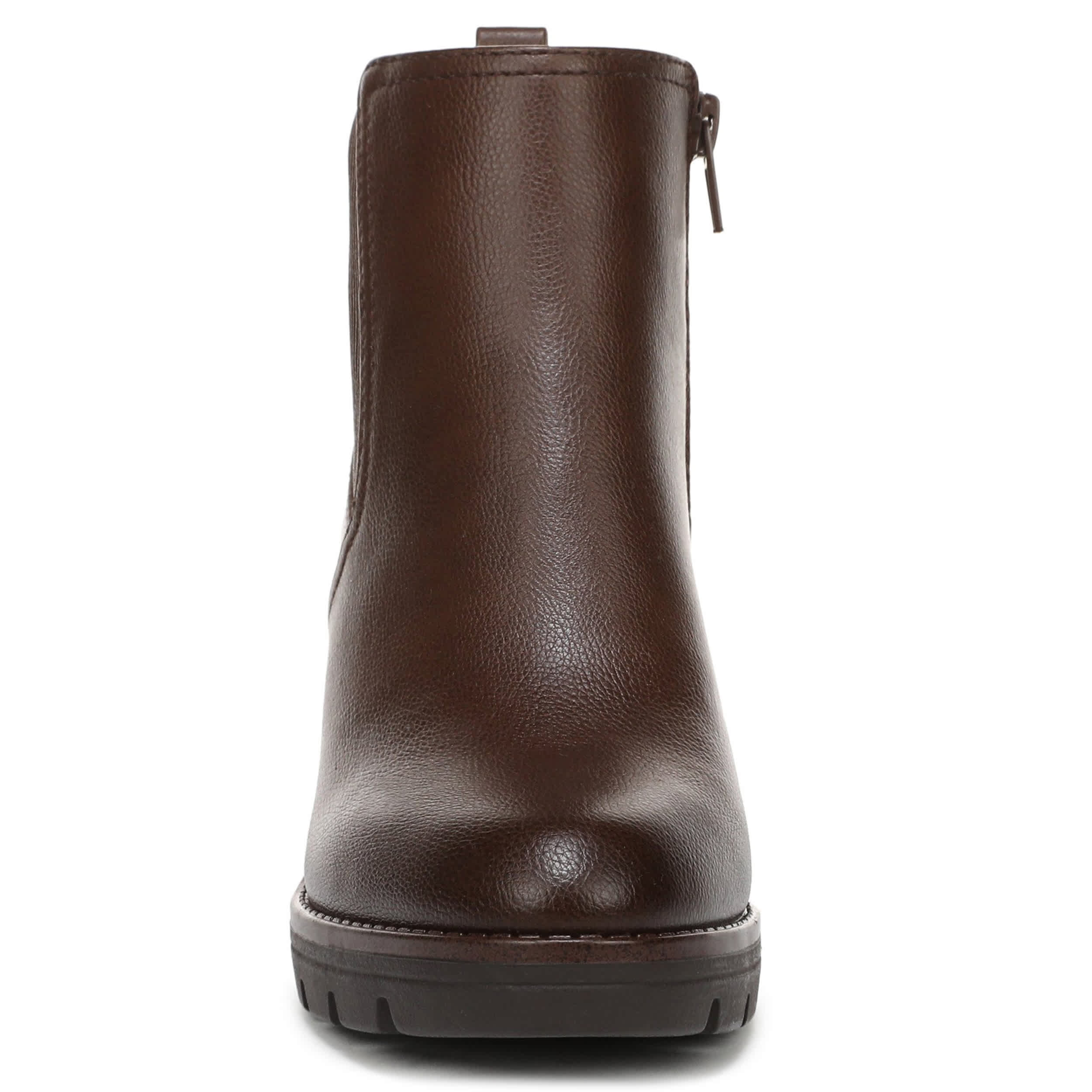 NATURALIZER-WOMENS MADALYNNGORE BOOTIE-DARK BROWN & 