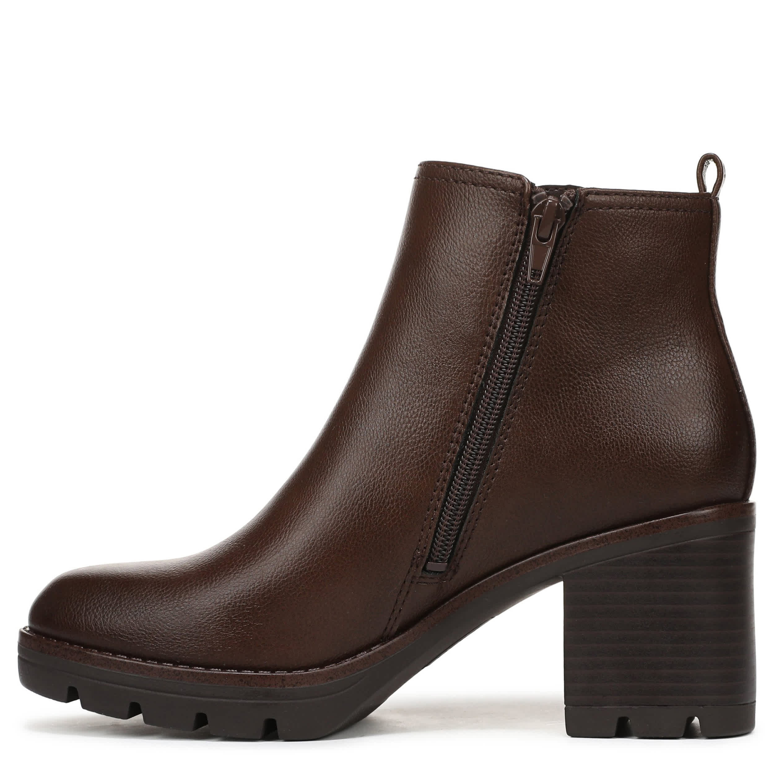 NATURALIZER-WOMENS MADALYNNGORE BOOTIE-DARK BROWN & 