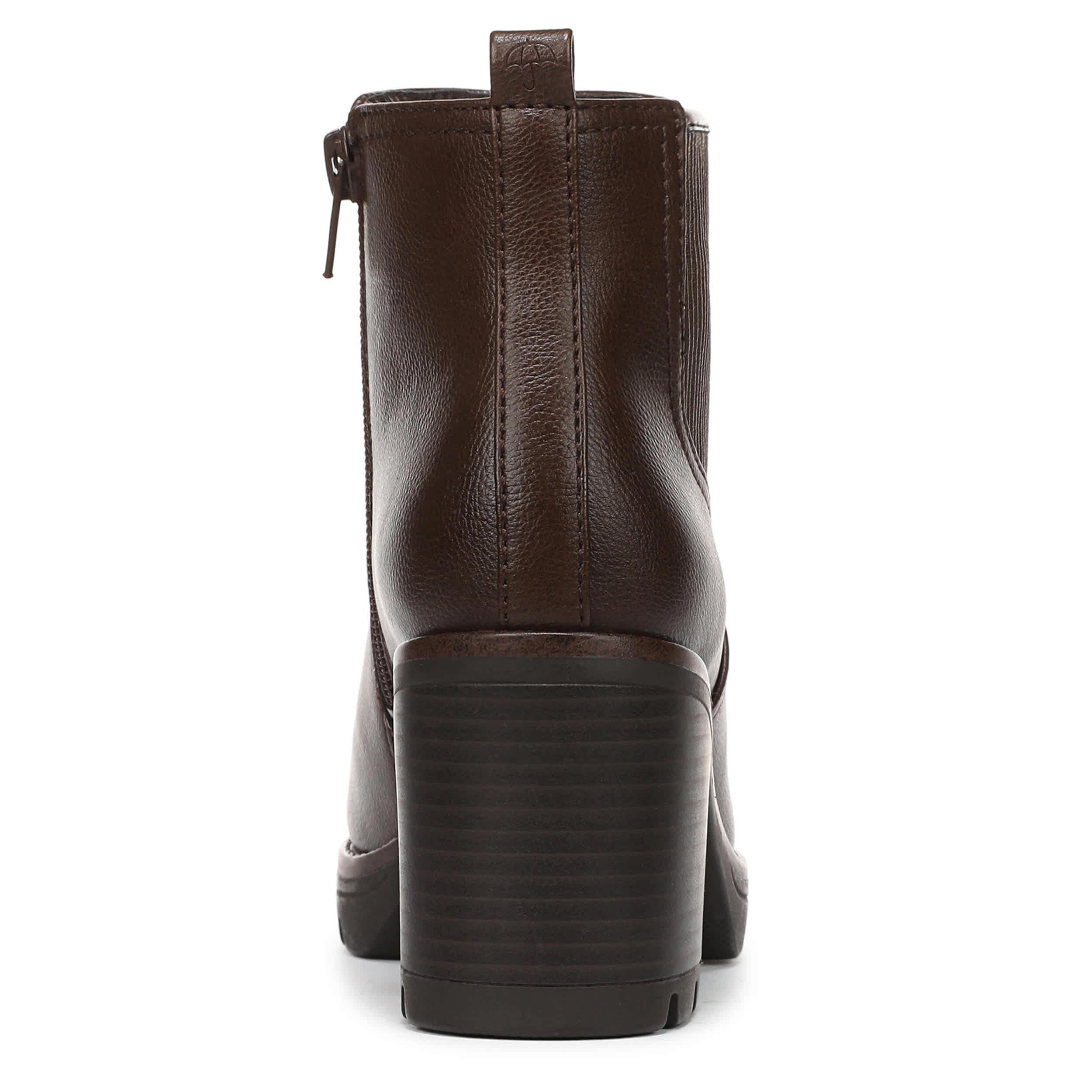 NATURALIZER-WOMENS MADALYNNGORE BOOTIE-DARK BROWN & 