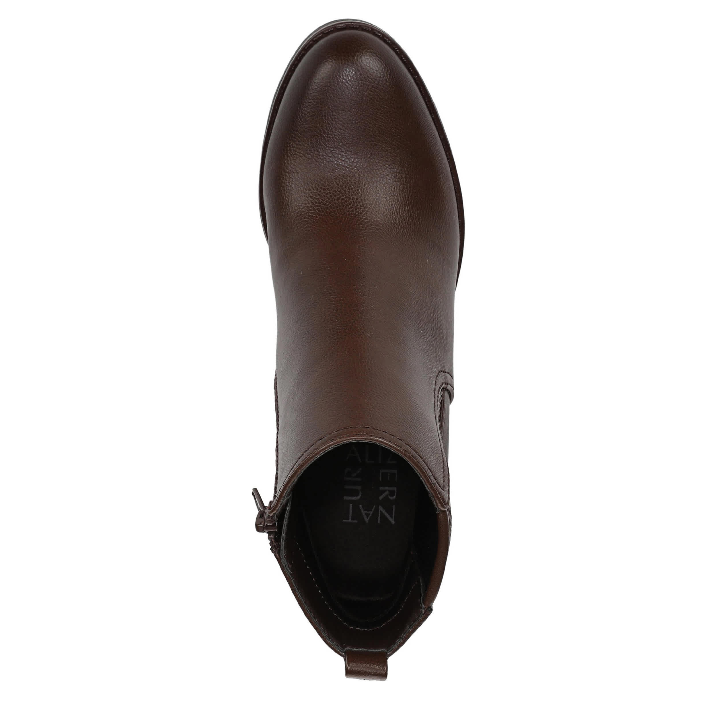 NATURALIZER-WOMENS MADALYNNGORE BOOTIE-DARK BROWN & 
