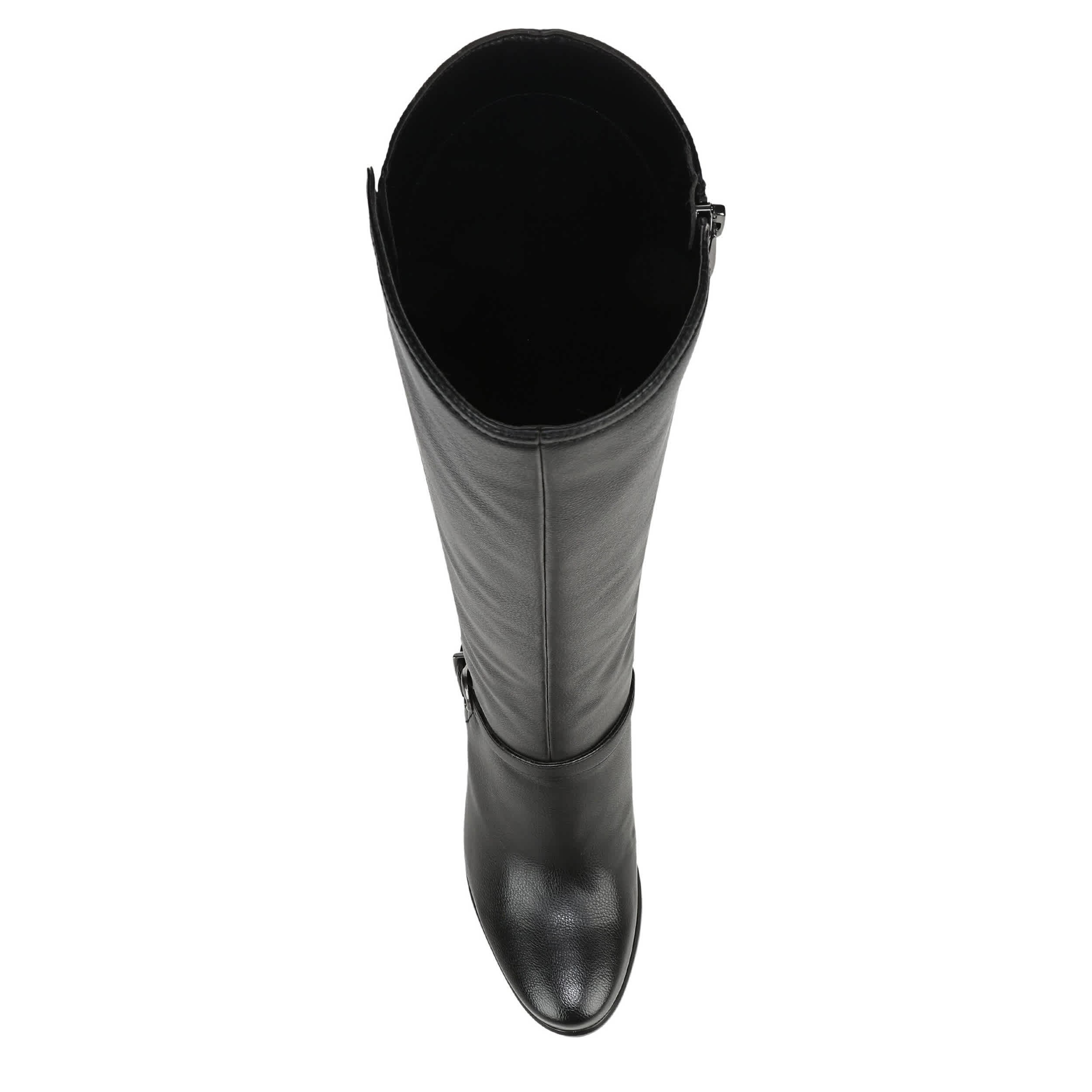 NATURALIZER-WOMENS SASHA TALL BOOT-BLACK & 