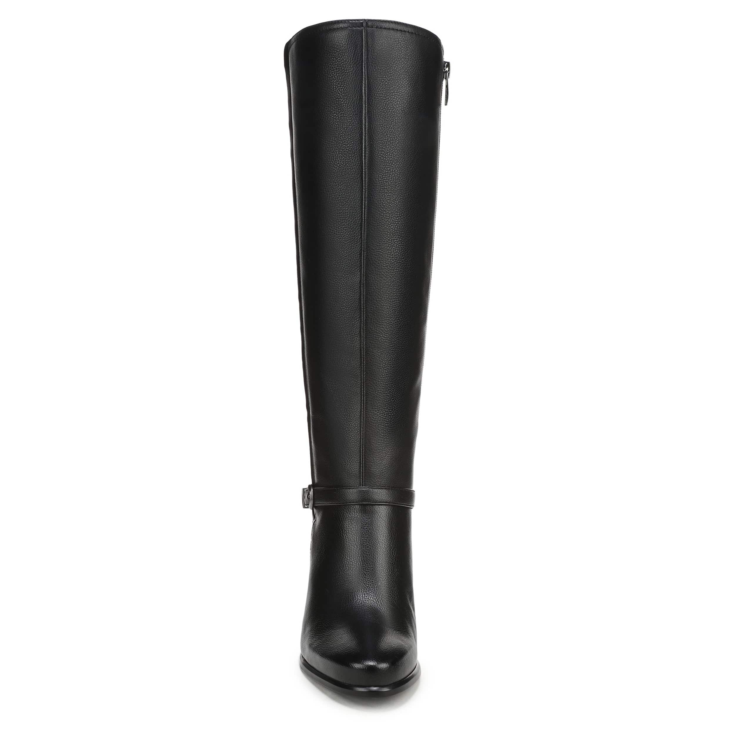 NATURALIZER-WOMENS SASHA TALL WIDE SHAFT BOOT-BLACK & 
