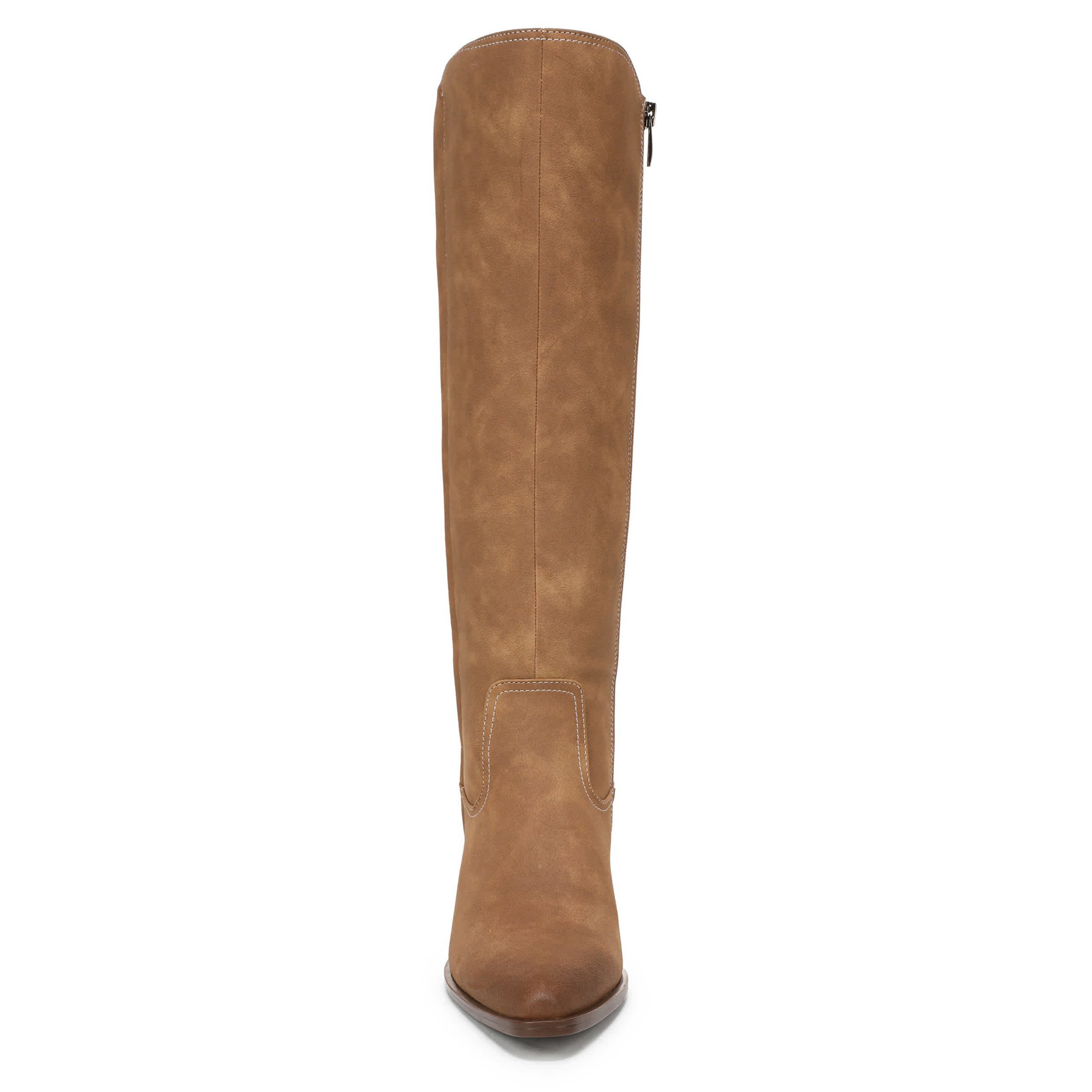 NATURALIZER-WOMENS GOLDEN WIDE CALF BOOT-TAN & 