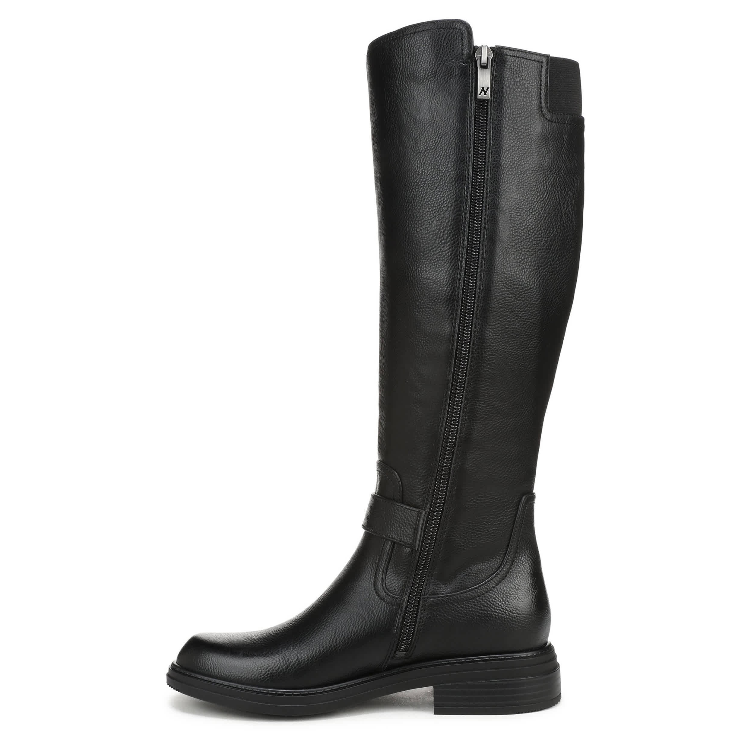 NATURALIZER-WOMENS LUXE TALL BOOT-BLACK & 