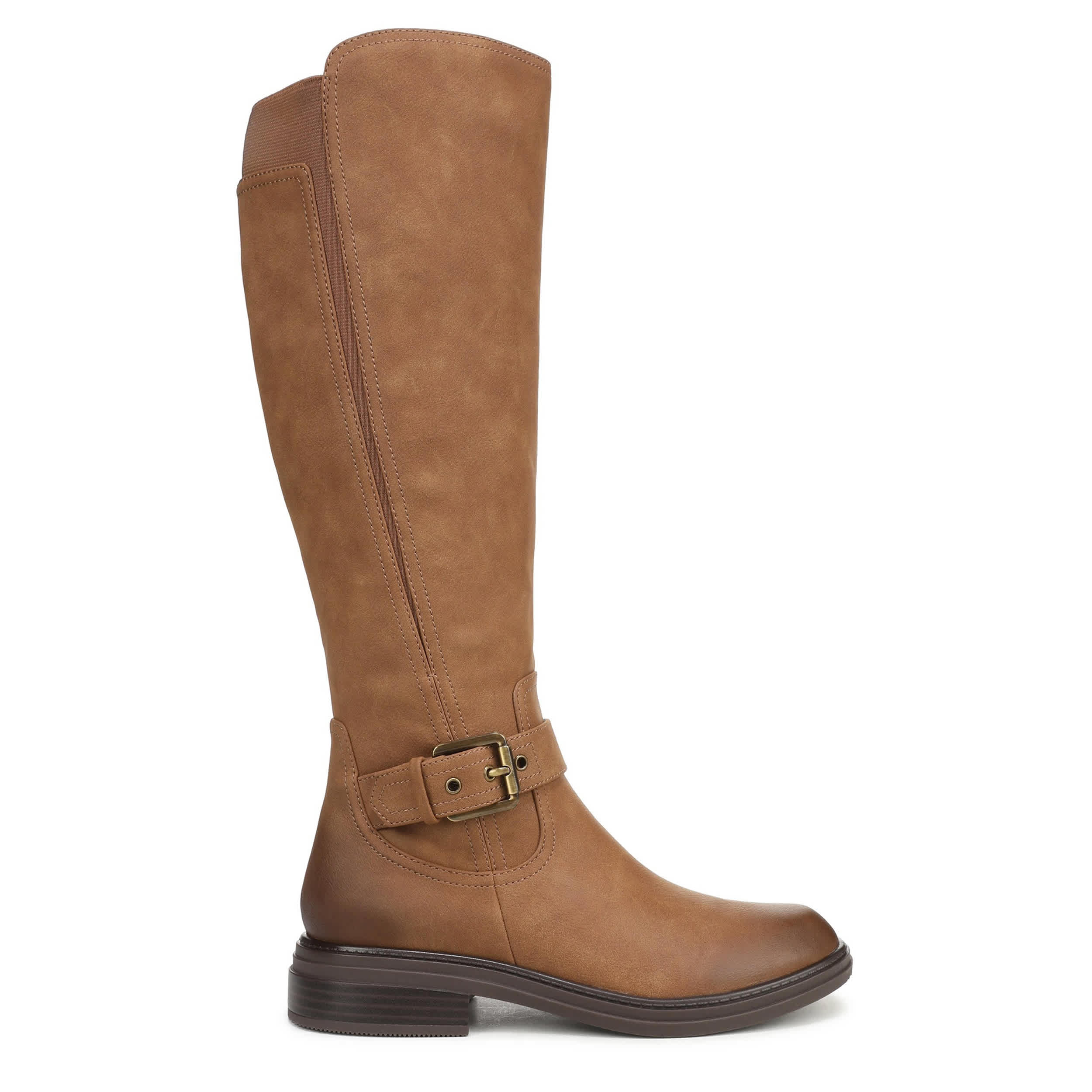 NATURALIZER-WOMENS LUXE TALL BOOT-CHESTNUT & 