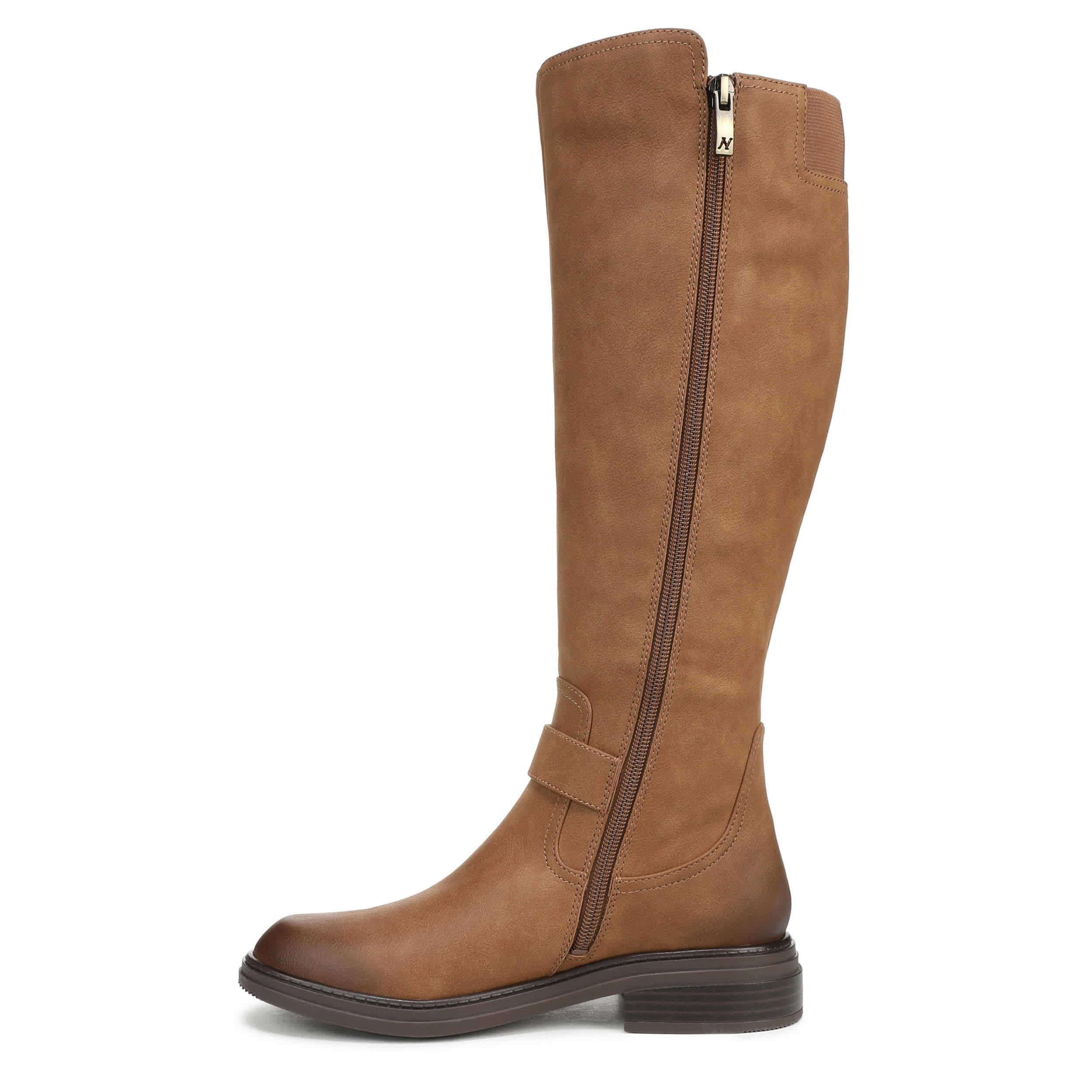 NATURALIZER-WOMENS LUXE TALL BOOT-CHESTNUT & 
