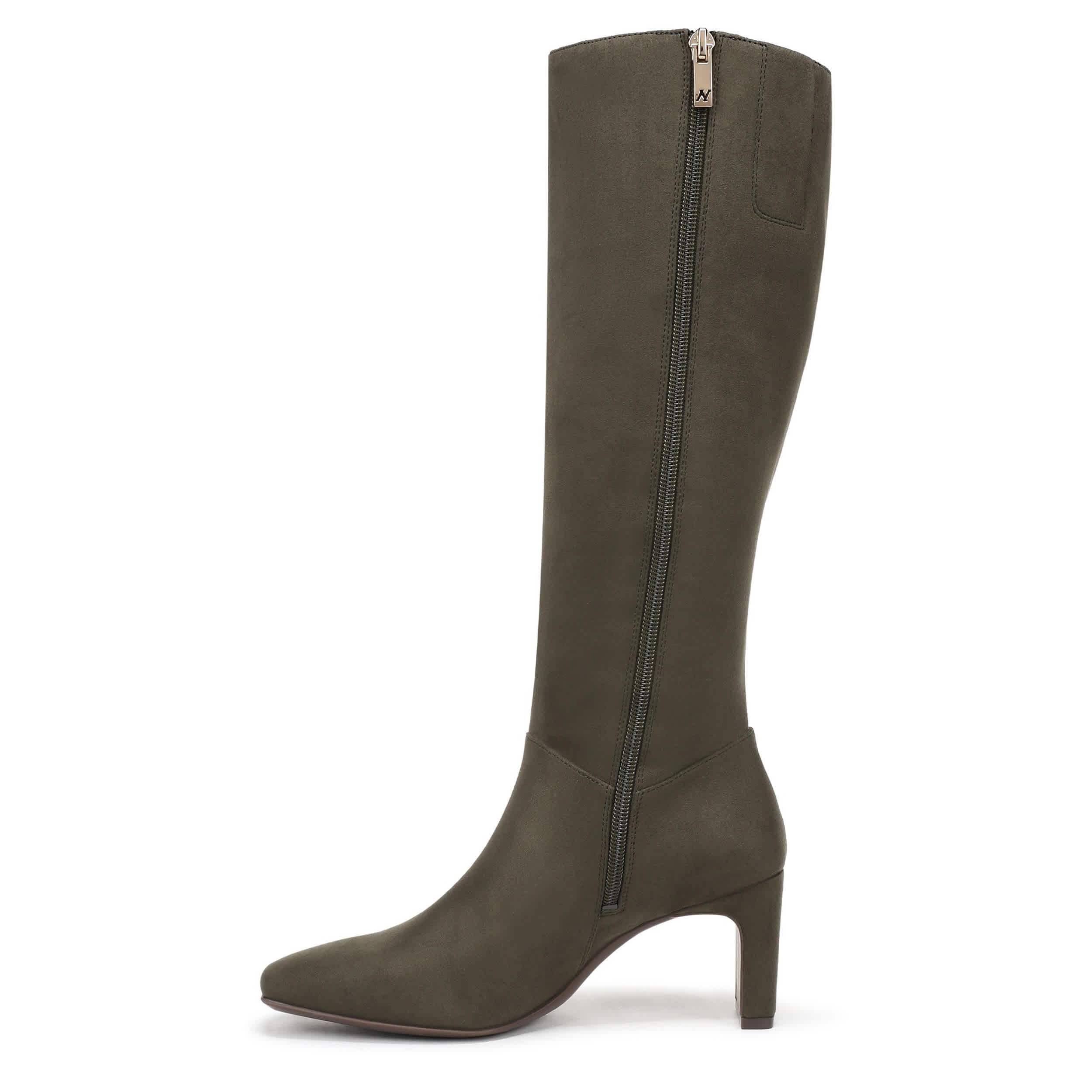 NATURALIZER-WOMENS NONA TALL BOOT-DARK GREEN & 
