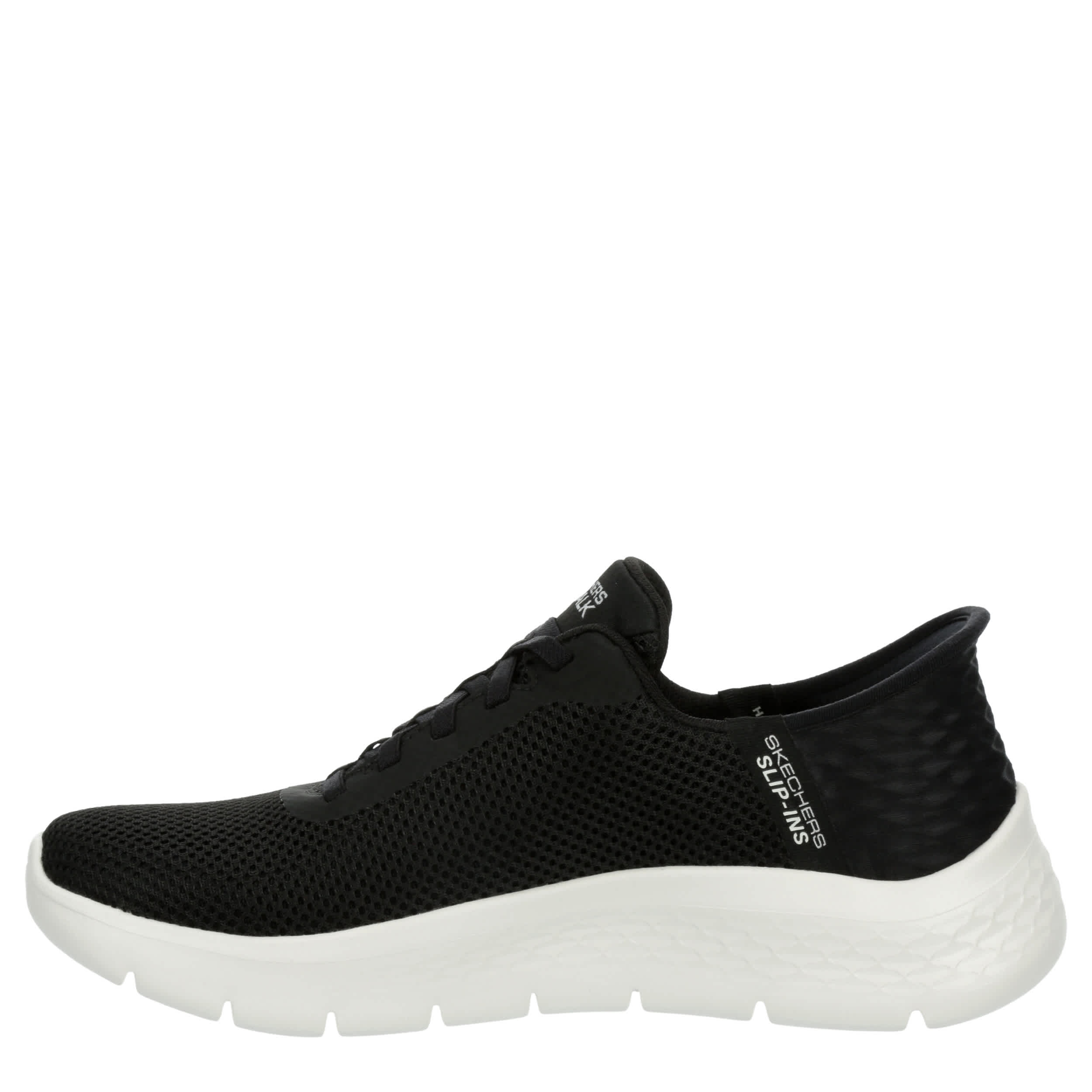 SKECHERS WOMENS SLIP-INS GO WALK FLEX GRAND ENTRY RUNNING SHOE - BLACK
