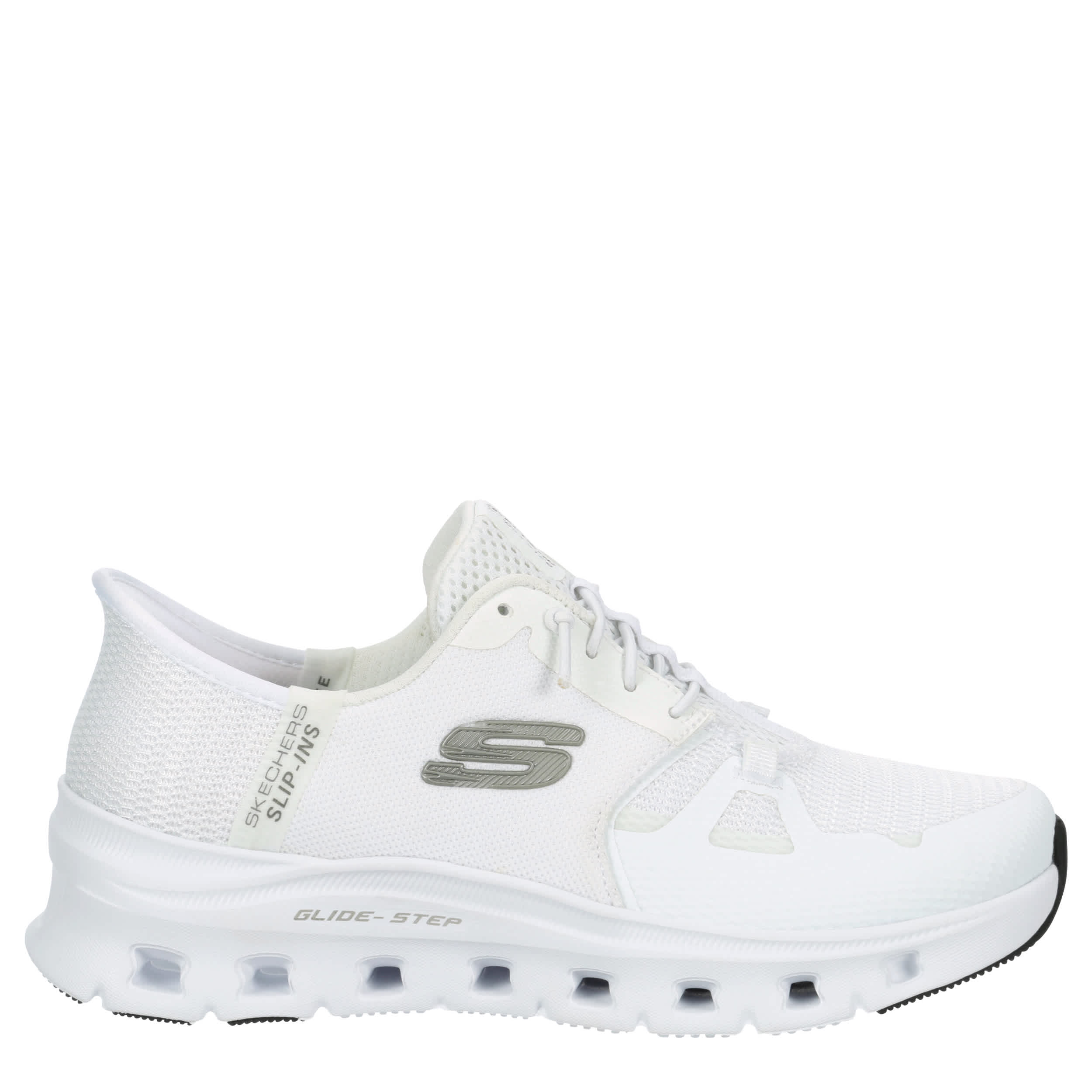 SKECHERS SLIP-INS GLIDE-STEPS ホワイト White Skechers Womens Slip-ins Glide Step Pro Running Shoe