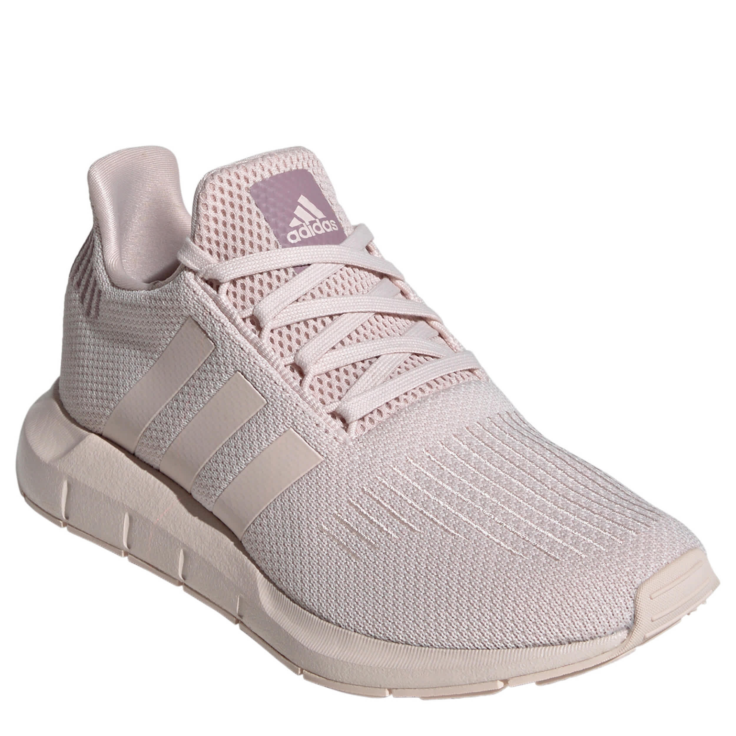 ADIDAS WOMENS SWIFT RUN 1.0 RUNNING SHOE - BLUSH