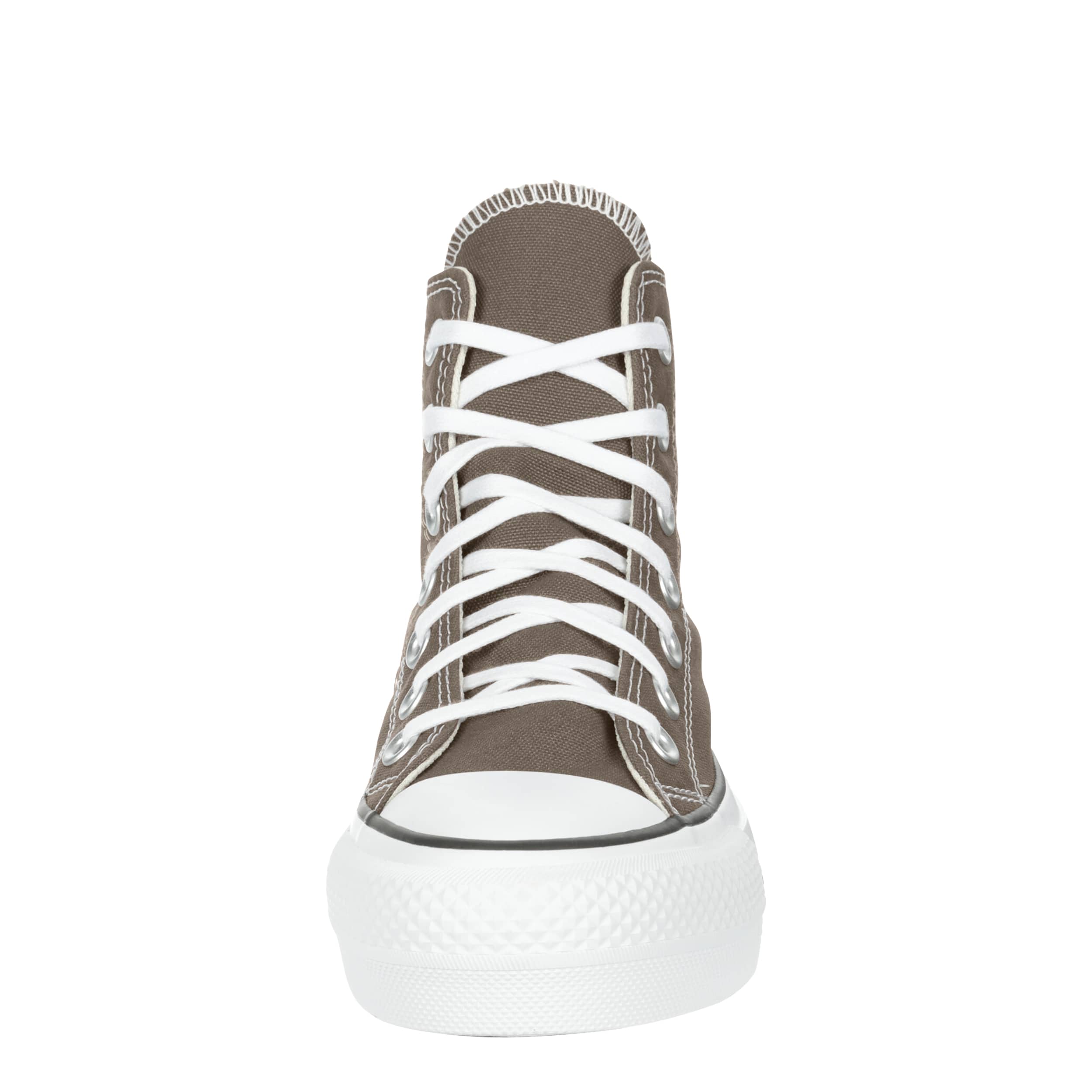 CONVERSE WOMENS CHUCK TAYLOR ALL STAR HIGH TOP PLATFORM SNEAKER - DARK TAUPE