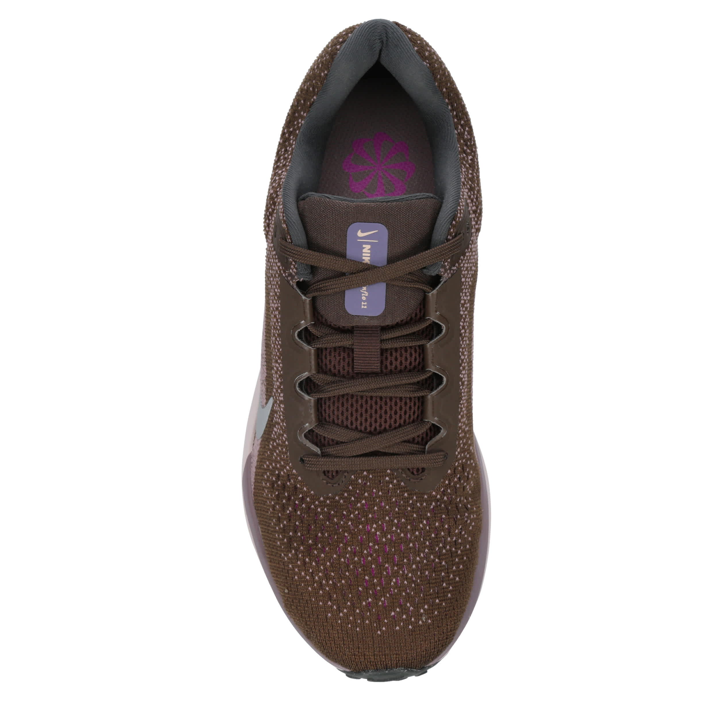 NIKE WOMENS AIR WINFLO 11 RUNNING SHOE - BROWN