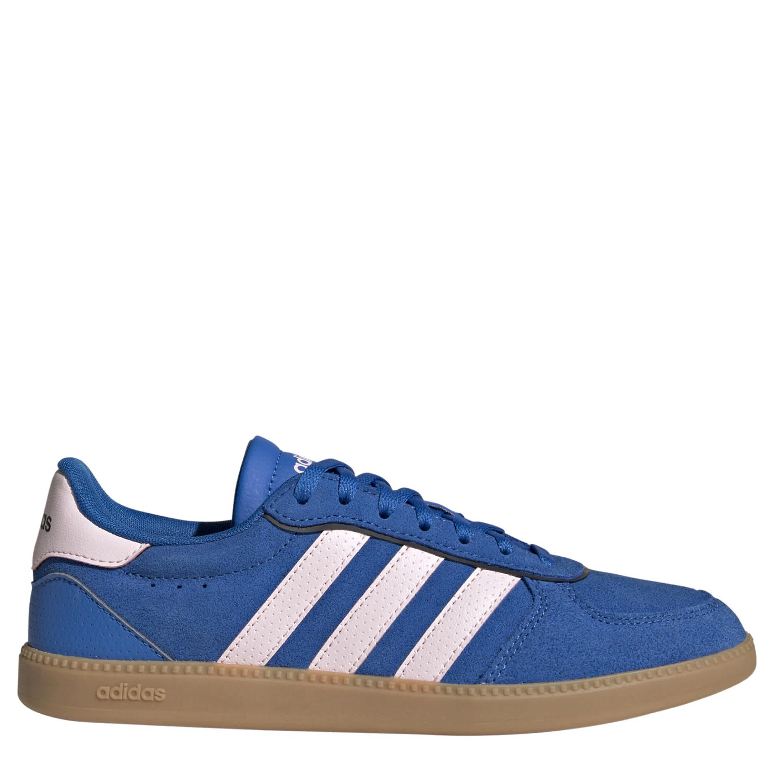 ADIDAS WOMENS BREAKNET SLEEK SNEAKER - BRIGHT BLUE