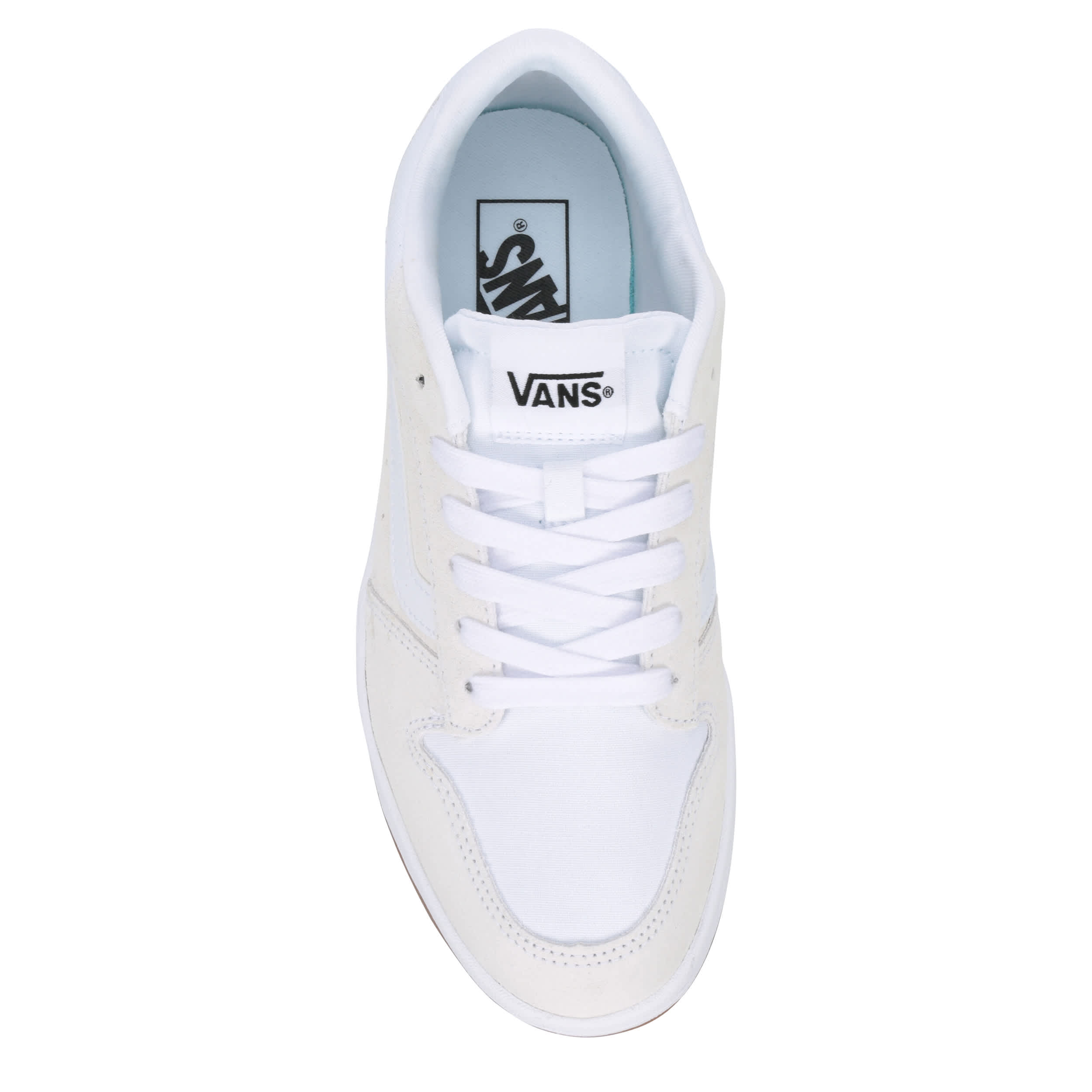 VANS-WOMENS RYLAND SNEAKER-WHITE & WHITE