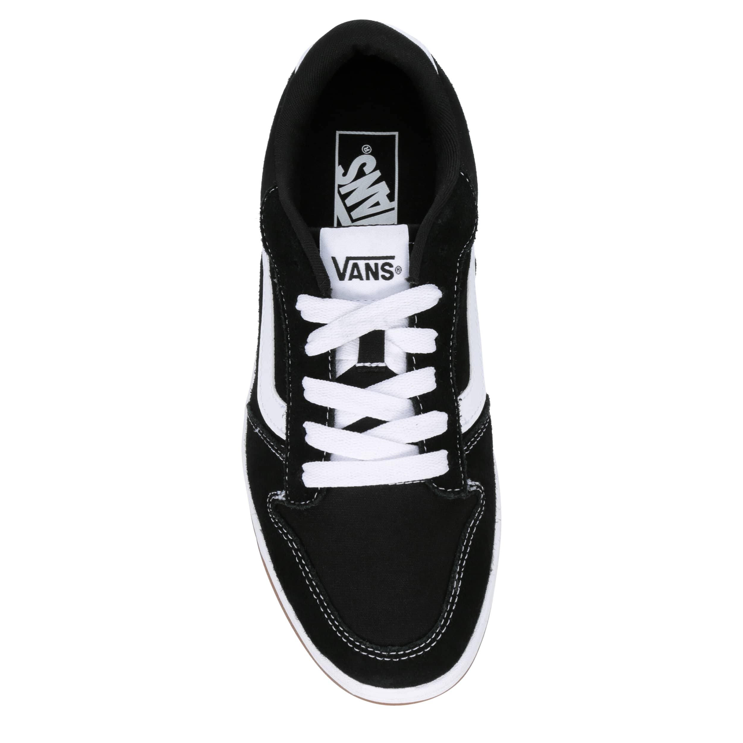 VANS-WOMENS RYLAND SNEAKER-BLACK & WHITE