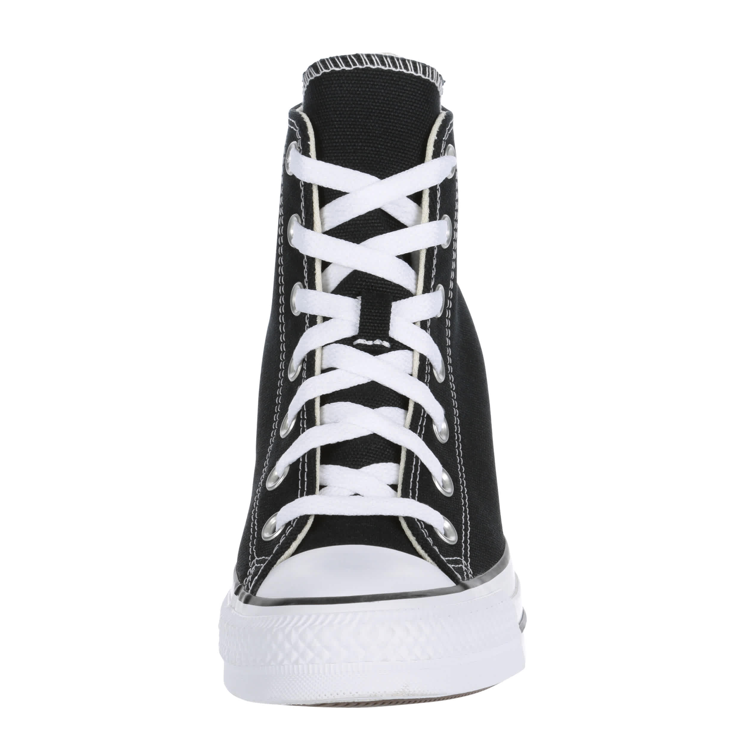 CONVERSE WOMENS CHUCK TAYLOR ALL STAR CLASSIC WEDGE SNEAKER - BLACK