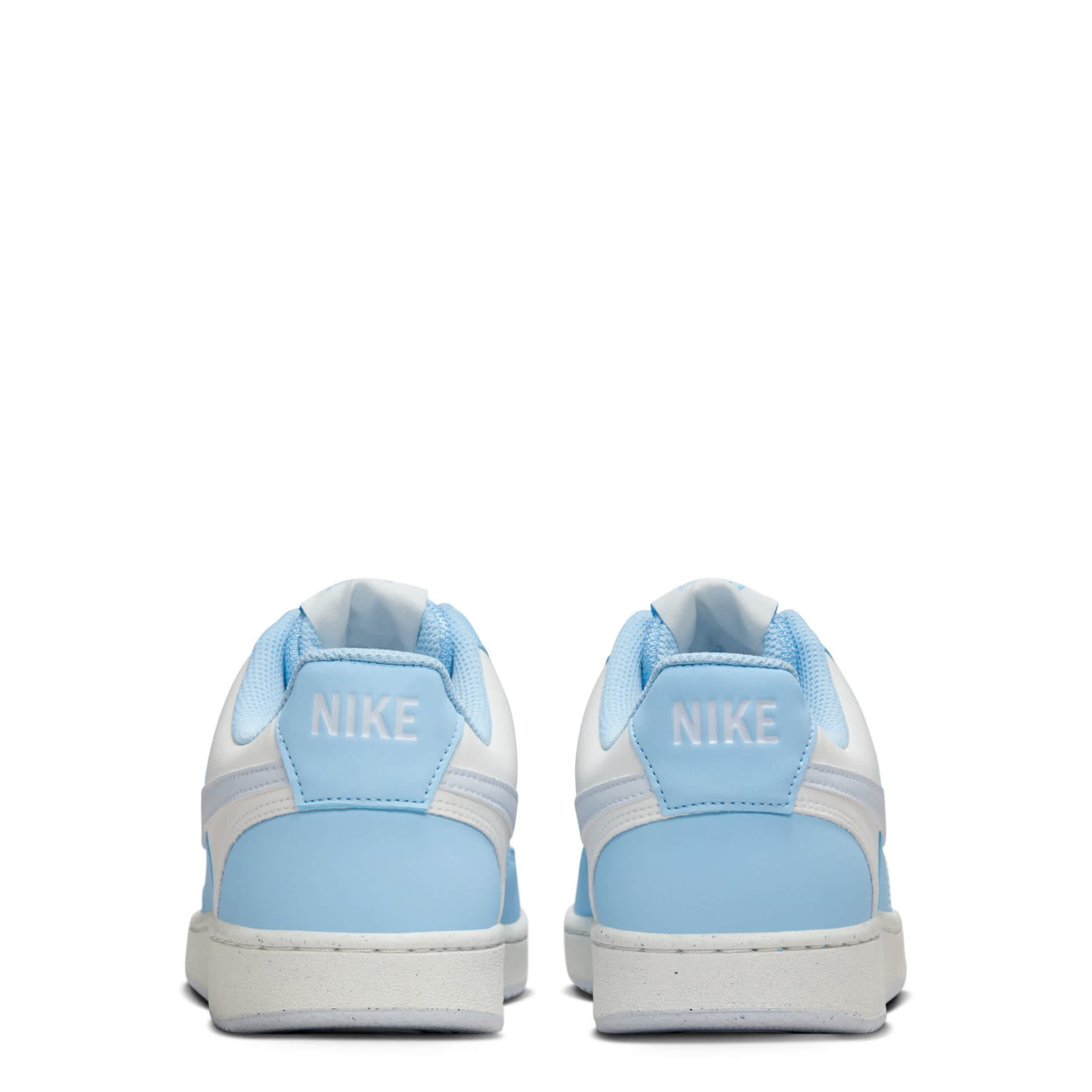 NIKE WOMENS COURT VISION LOW SNEAKER - LIGHT BLUE