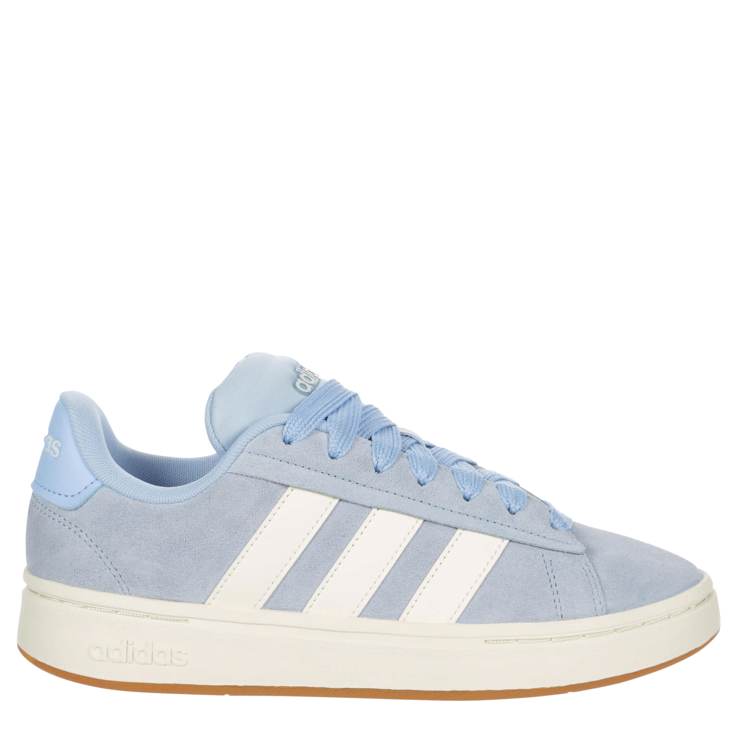 ADIDAS WOMENS GRAND COURT ALPHA 00'S SNEAKER - LIGHT BLUE