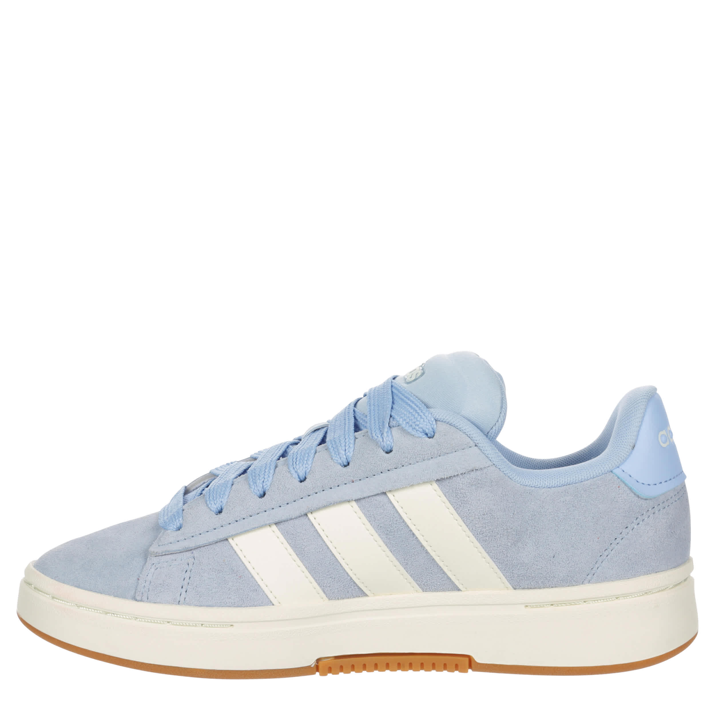 ADIDAS WOMENS GRAND COURT ALPHA 00'S SNEAKER - LIGHT BLUE