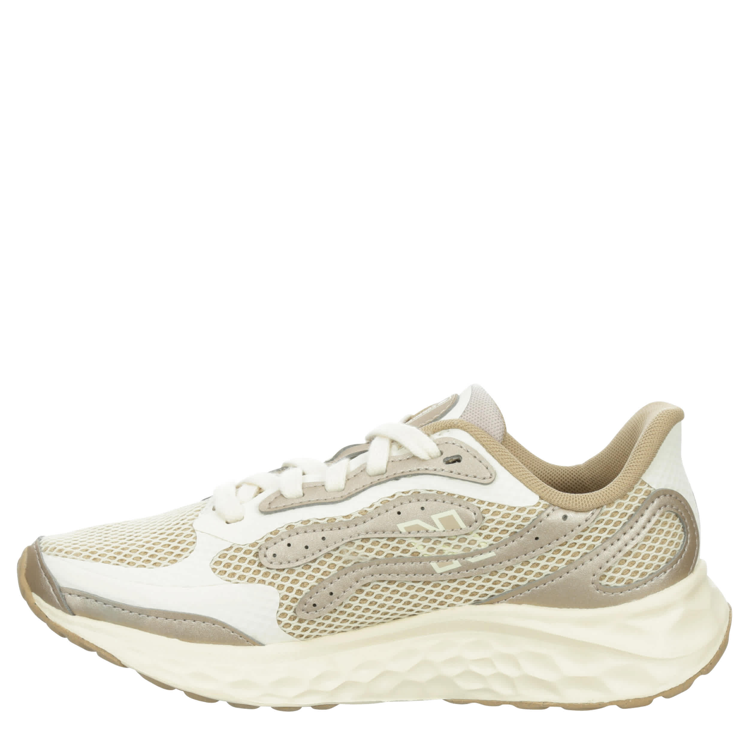 NEW BALANCE WOMENS FRESH FOAM ARISHI TIRALUX RUNNING SHOE - OFF WHITE