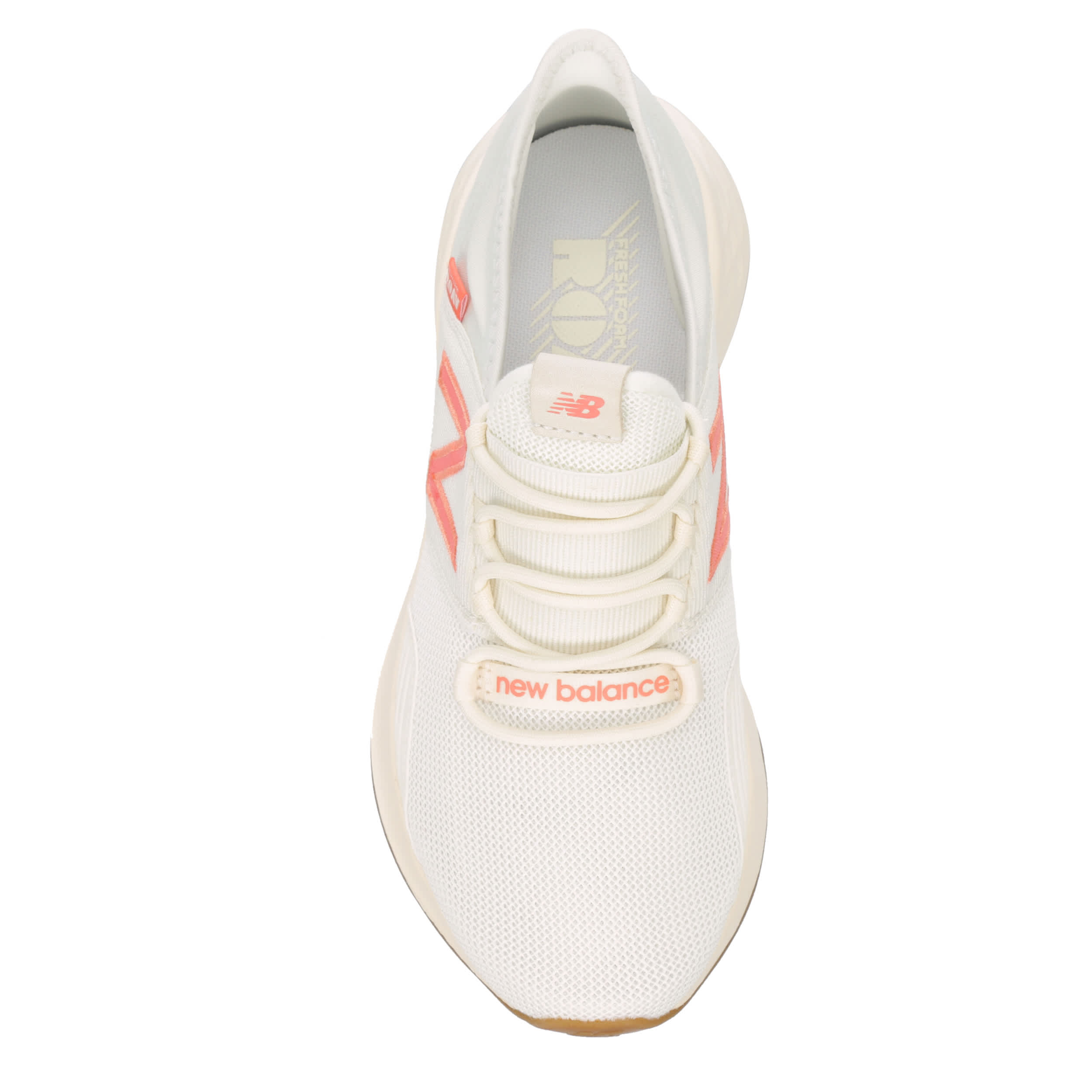 NEW BALANCE WOMENS FRESH FOAM ROAV RUNNING SHOE - OFF WHITE