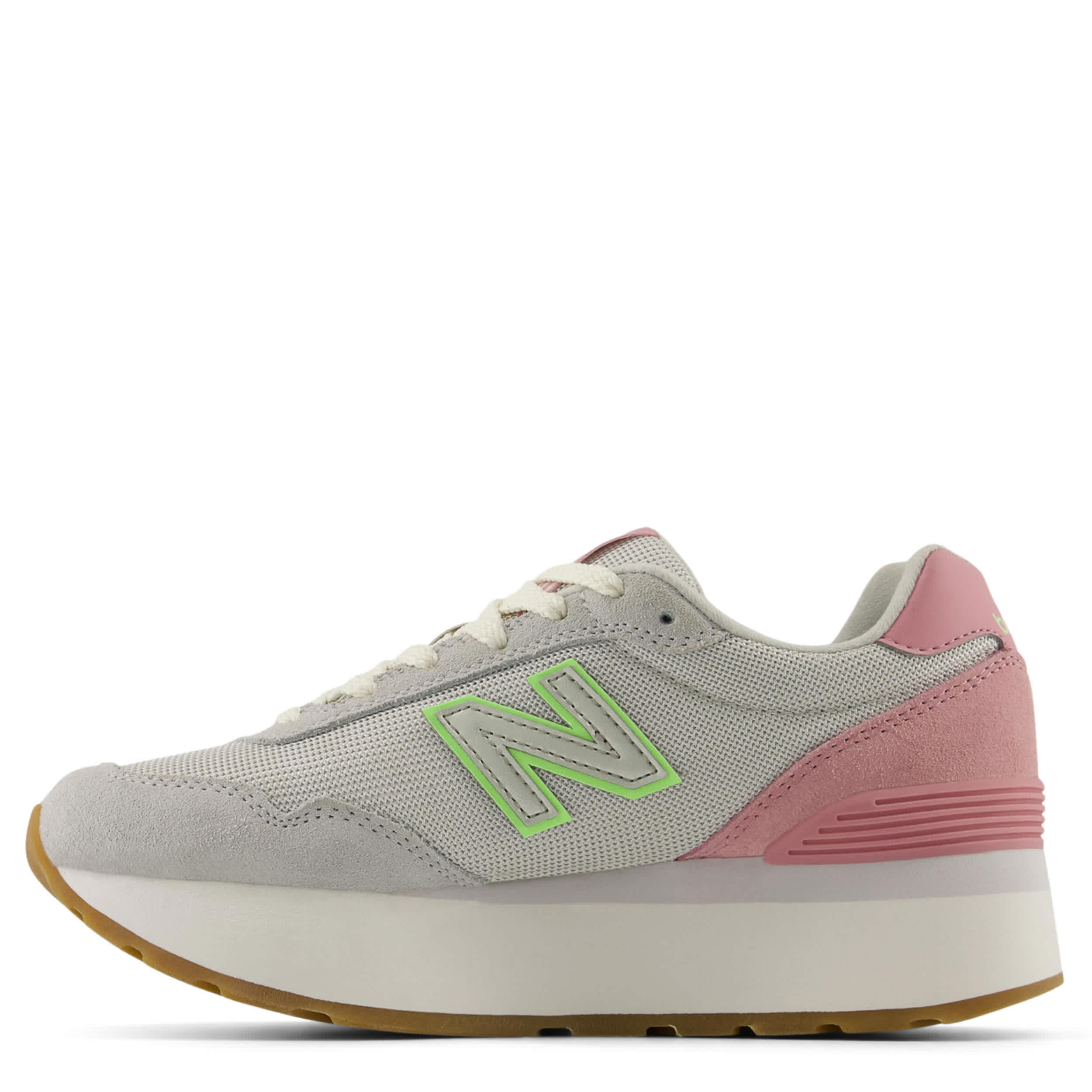 NEW BALANCE WOMENS 515H PLATFORM SNEAKER - GREY