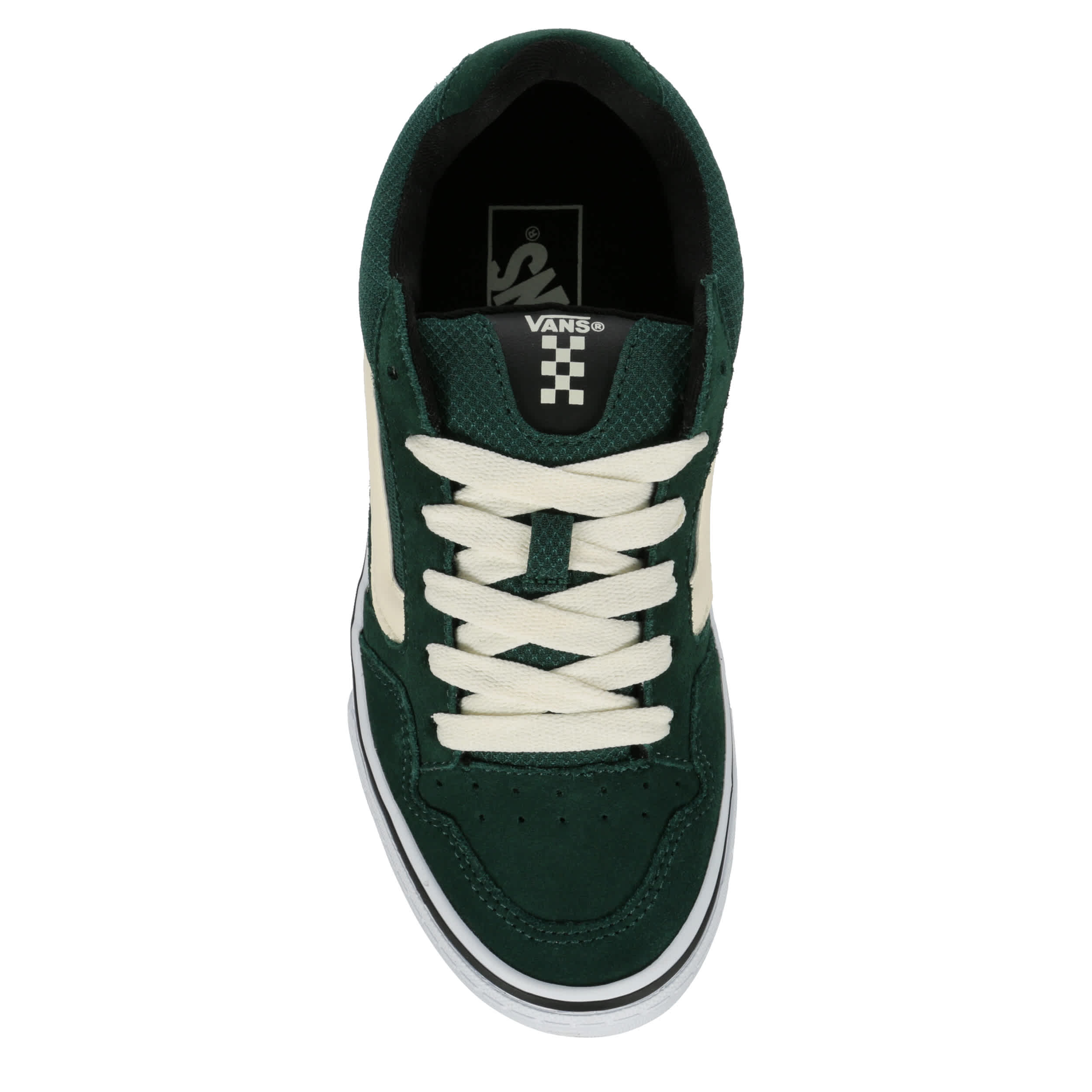VANS-WOMENS CALDRONE SNEAKER-GREEN & WHITE