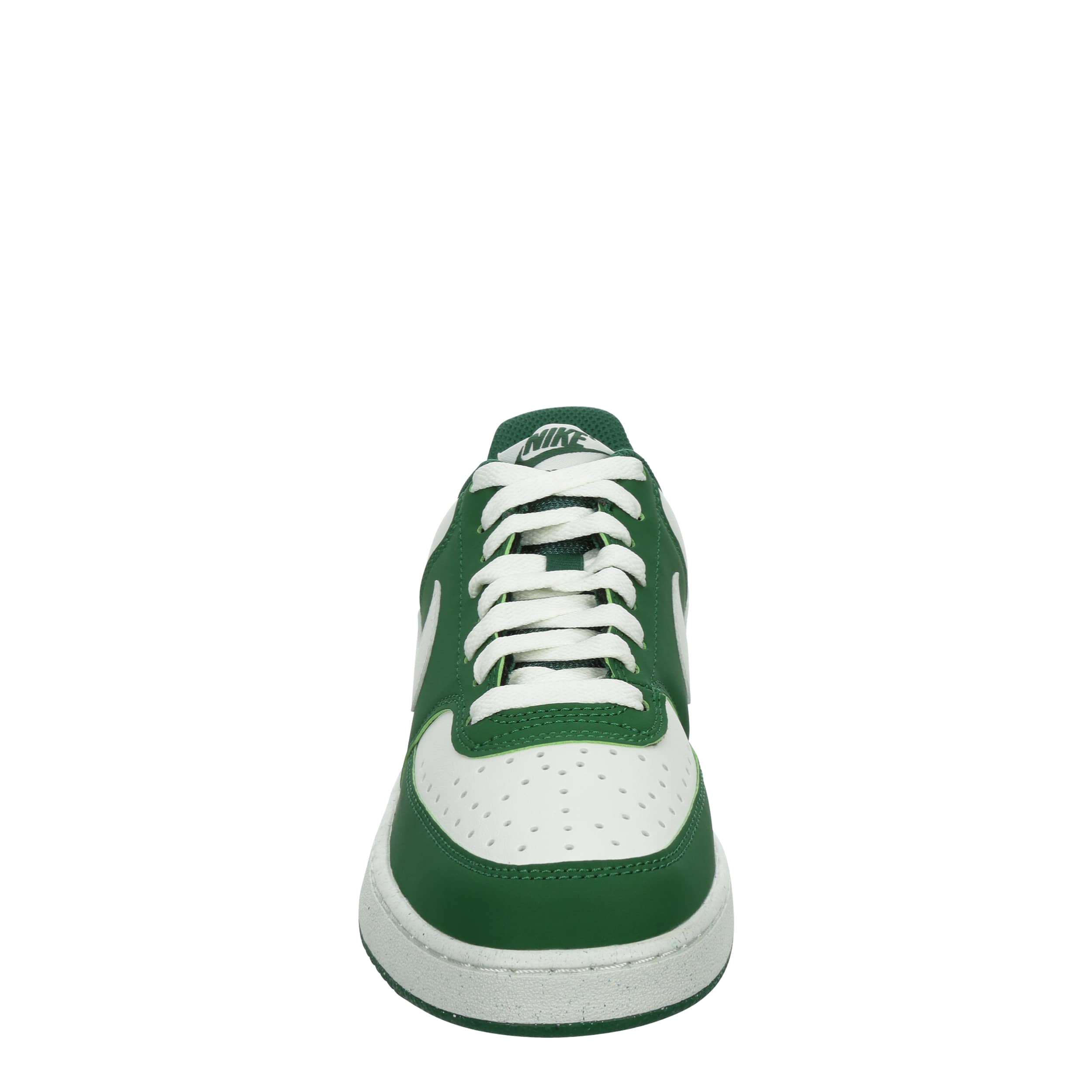 NIKE WOMENS COURT VISION LOW SNEAKER - DARK GREEN